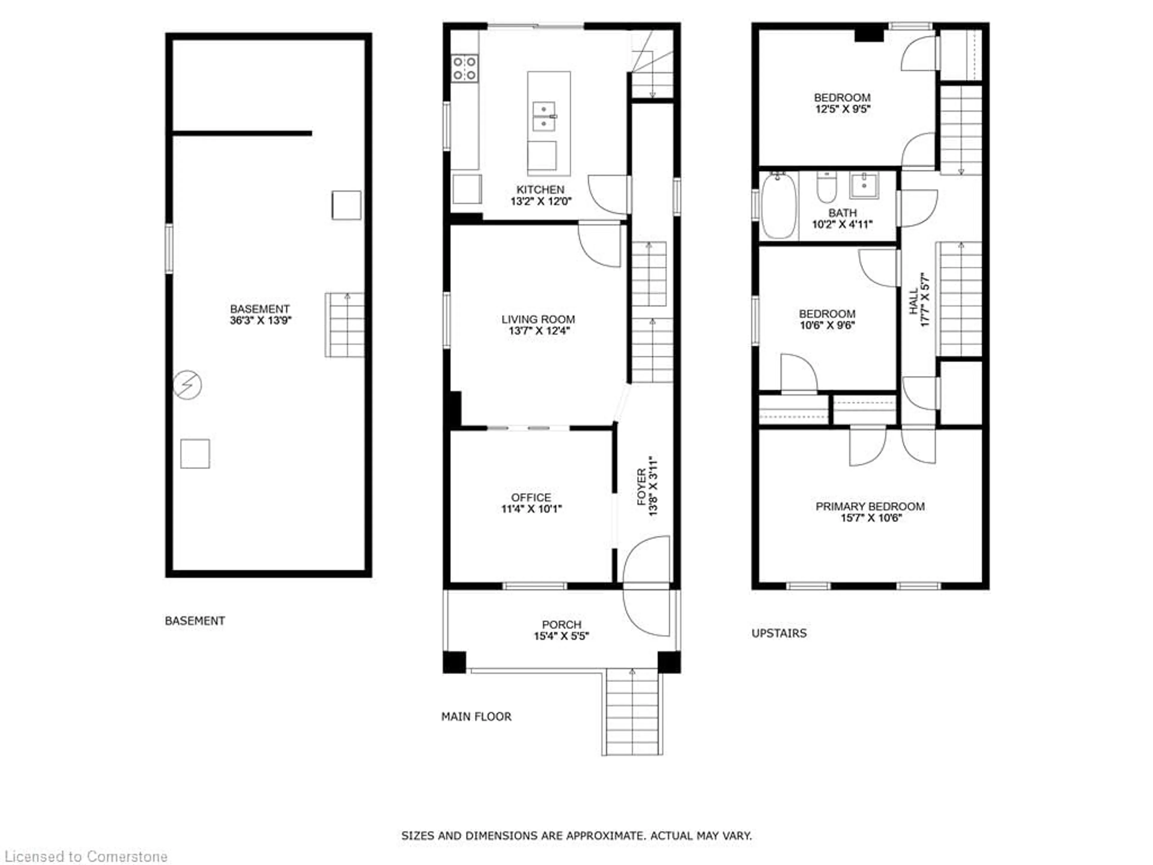 Floor plan for 41 Princess St, Hamilton Ontario L8L 3K7