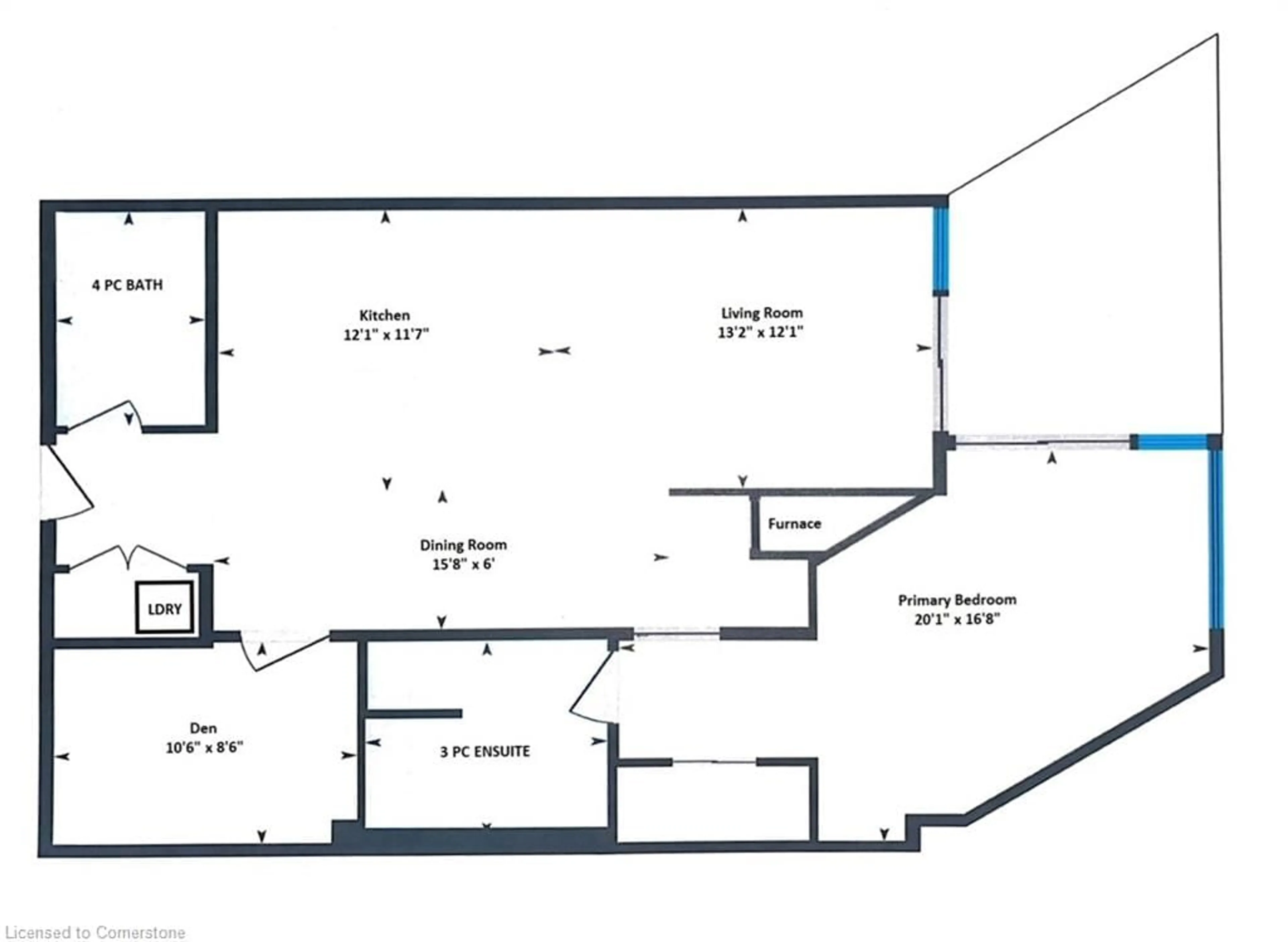 Floor plan for 6523 Wellington 7 Rd #425, Elora Ontario N0B 1S0