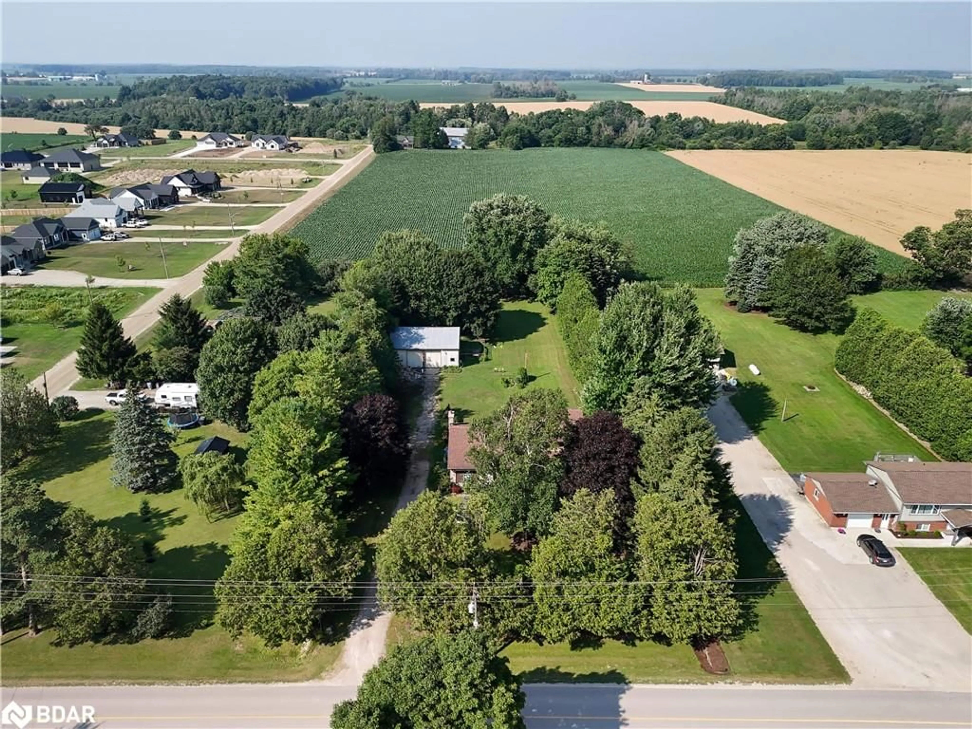 A pic from outside/outdoor area/front of a property/back of a property/a pic from drone, street for 43794 Cranbrook Rd, Huron East Ontario N0G 1H0