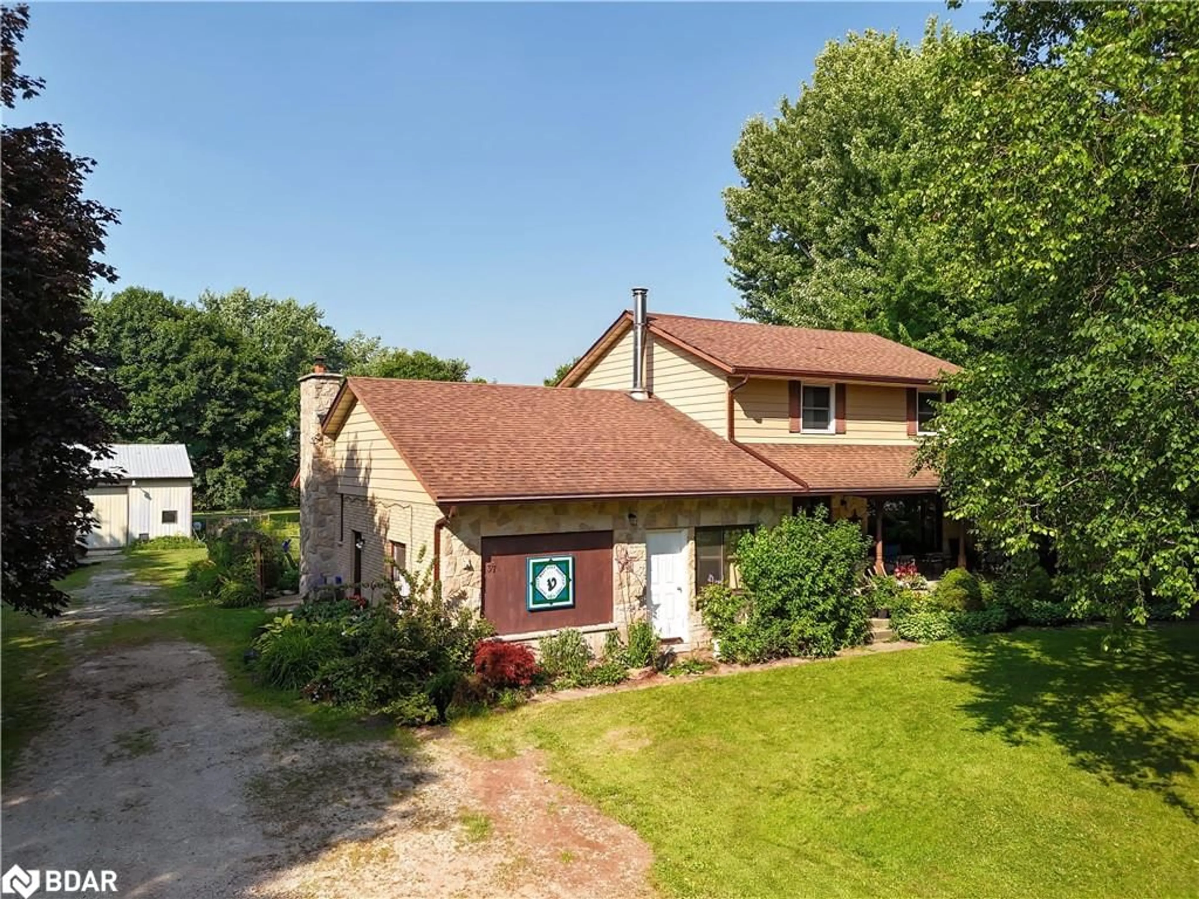 A pic from outside/outdoor area/front of a property/back of a property/a pic from drone, street for 43794 Cranbrook Rd, Huron East Ontario N0G 1H0