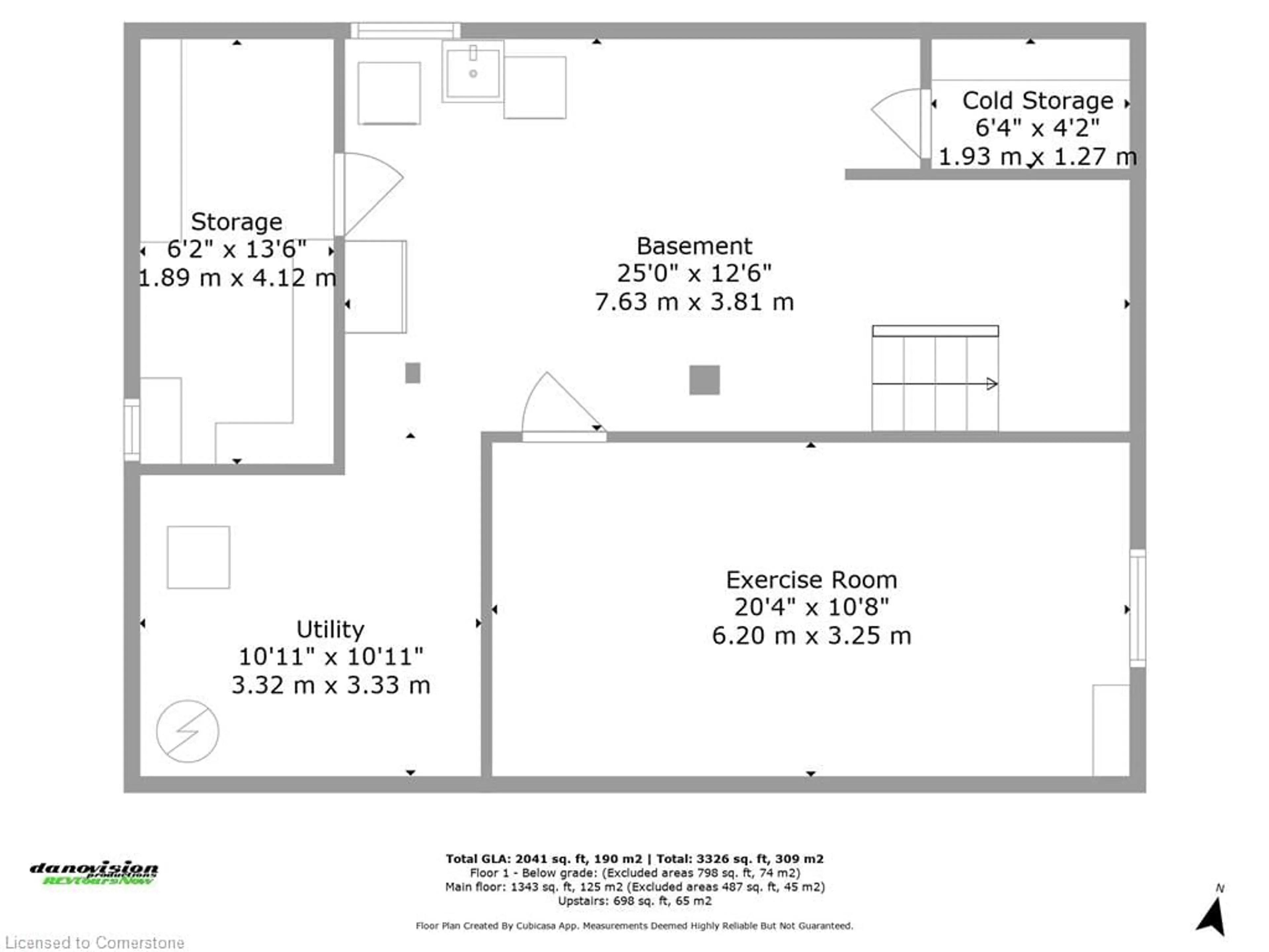 Floor plan for 435 Church St, Delhi Ontario N4B 1V2