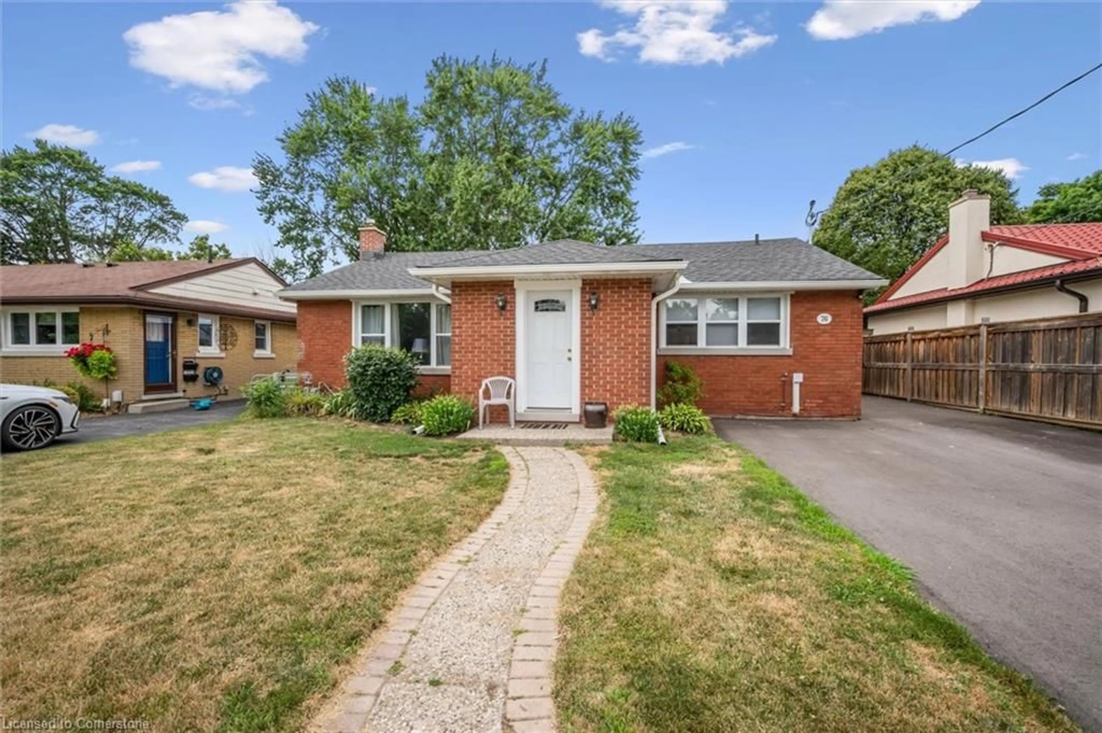 Home with brick exterior material, street for 76 Third Ave, Kitchener Ontario N2C 1N6