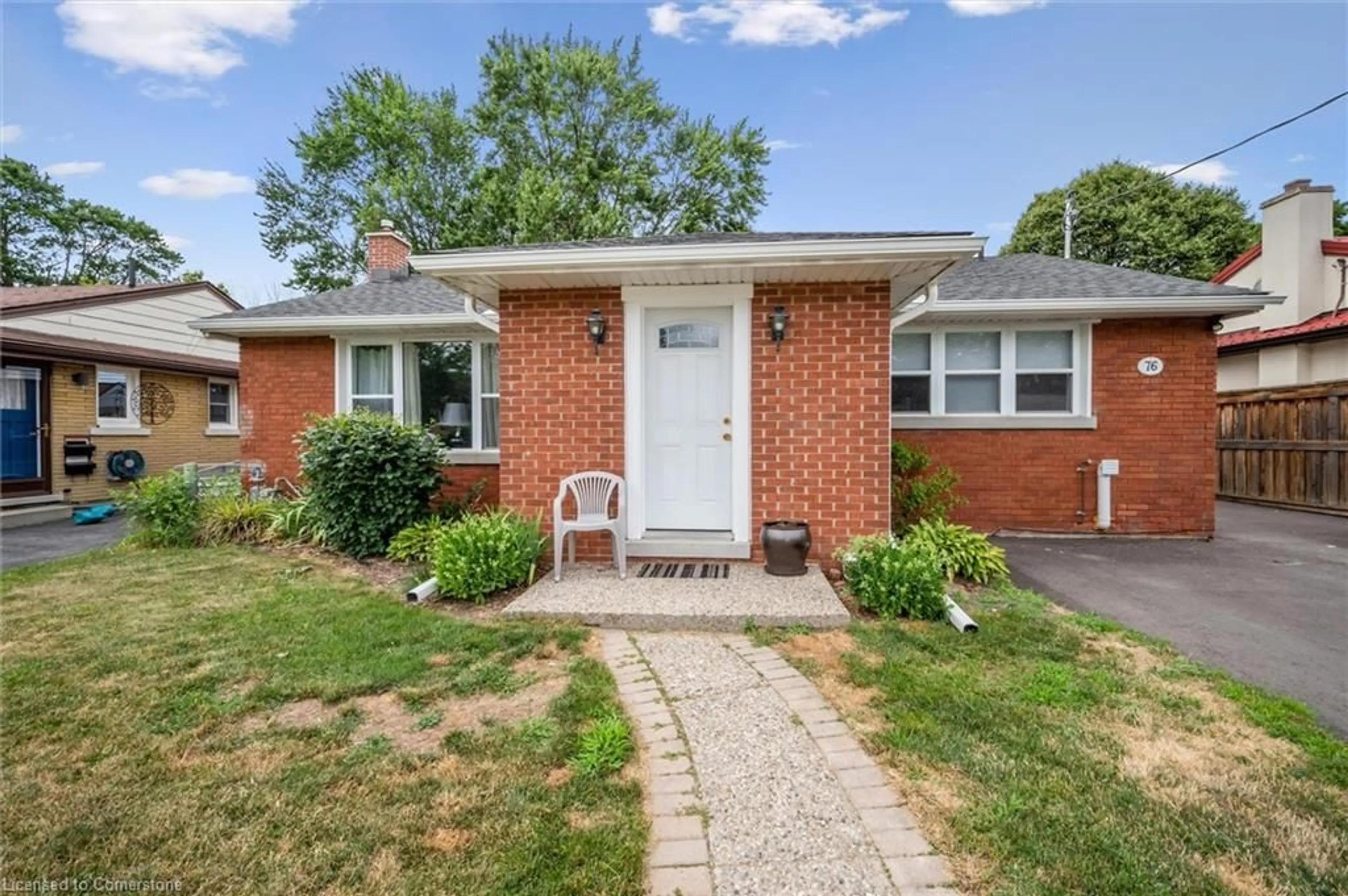 Home with brick exterior material, street for 76 Third Ave, Kitchener Ontario N2C 1N6