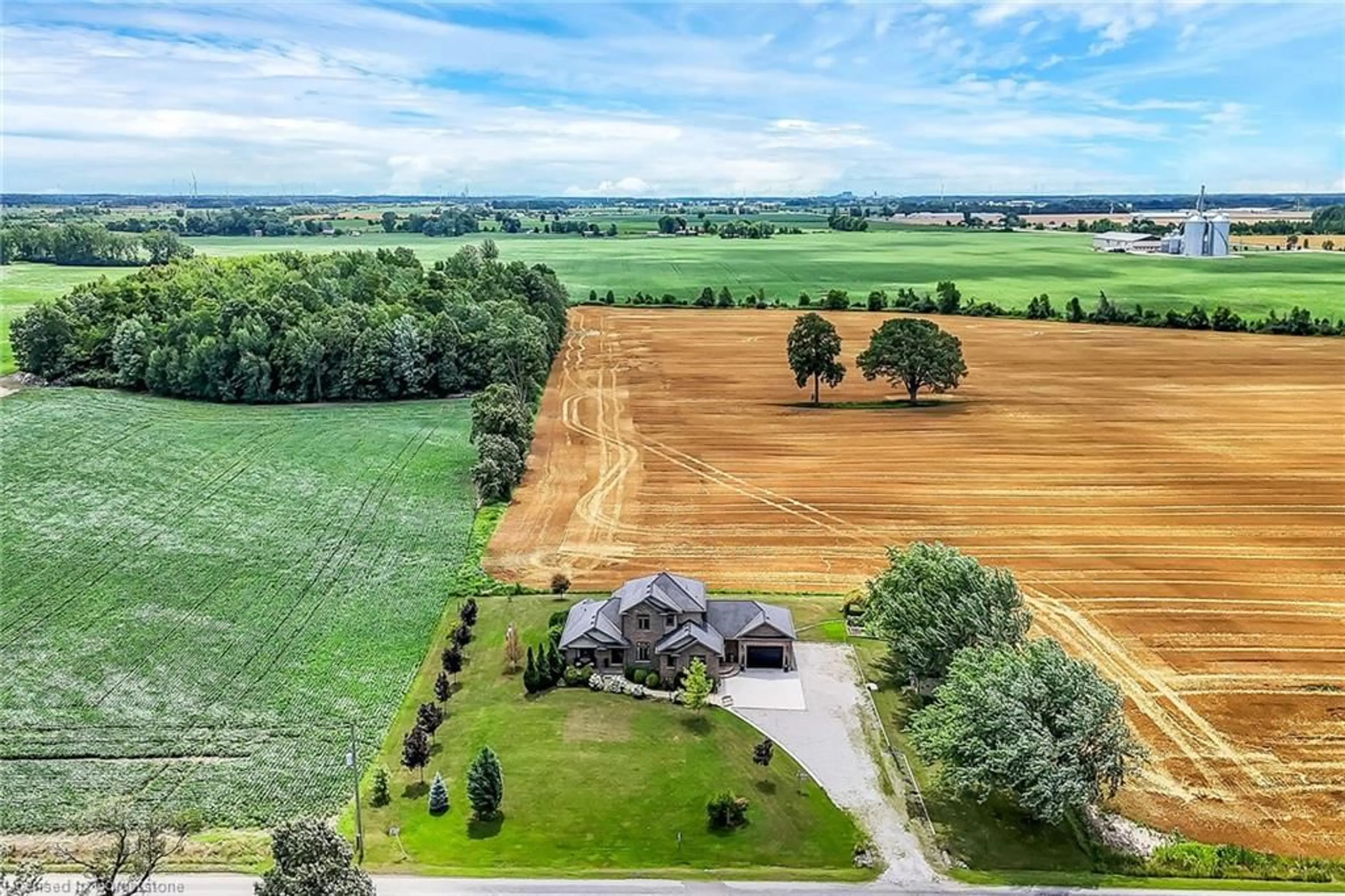 A pic from outside/outdoor area/front of a property/back of a property/a pic from drone, unknown for 560 Concession 11 Walpole Rd, Hagersville Ontario N0A 1H0