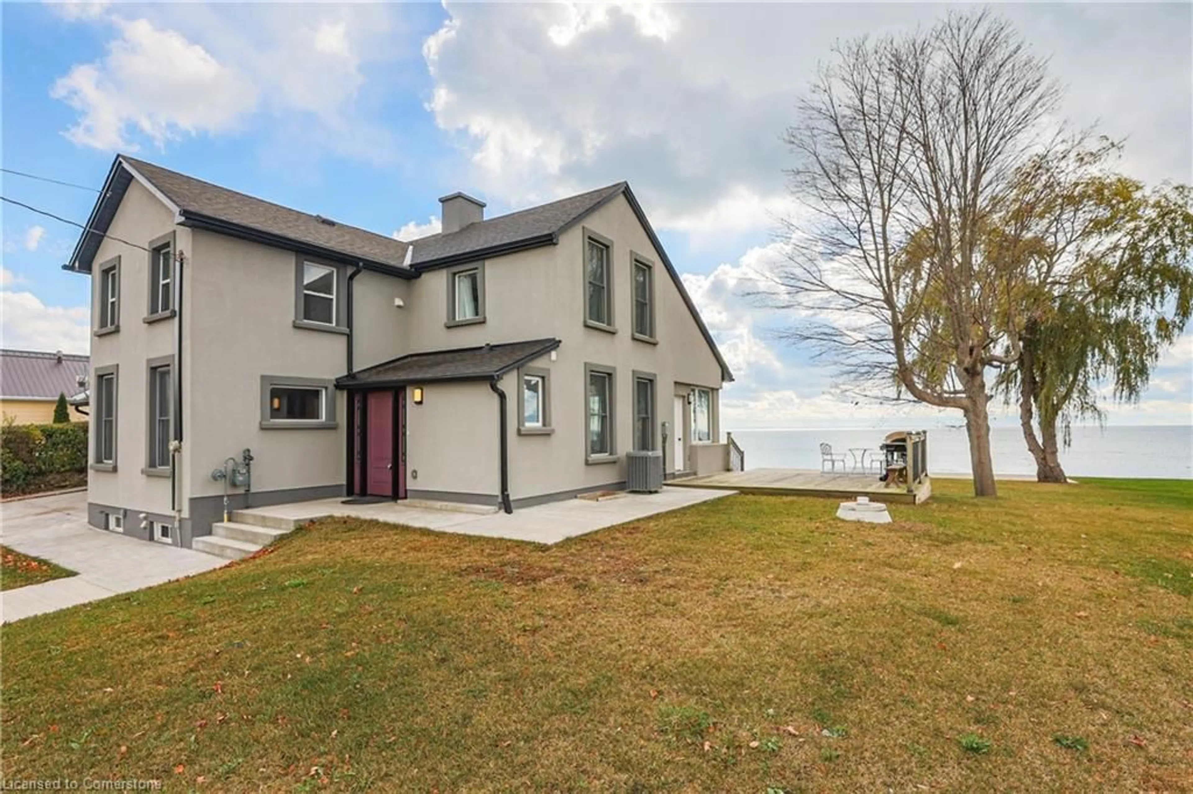 A pic from outside/outdoor area/front of a property/back of a property/a pic from drone, unknown for 2952 North Shore Dr, Lowbanks Ontario N0A 1K0