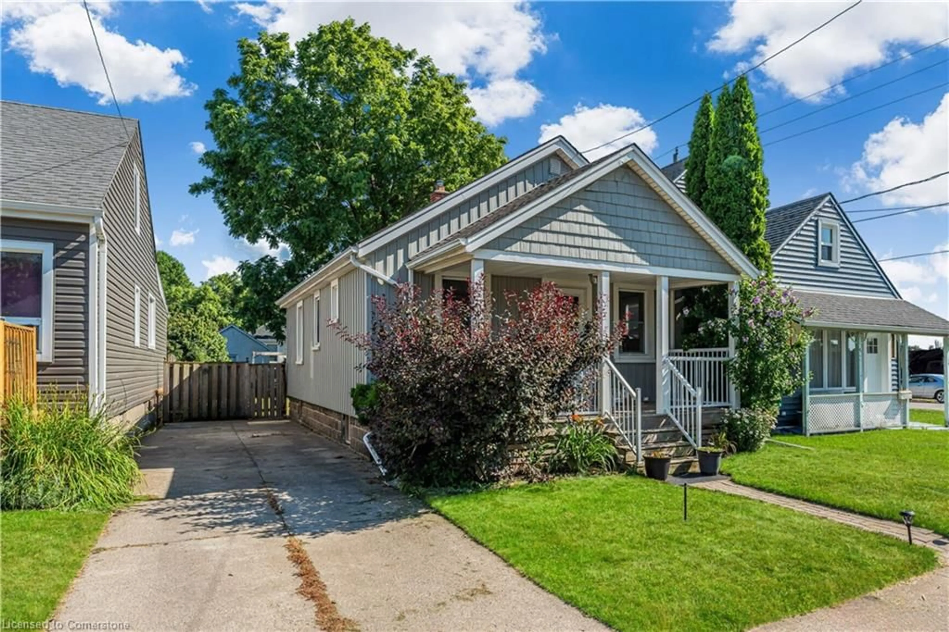 Home with vinyl exterior material, street for 66 Vale Ave, St. Catharines Ontario L2R 1T6