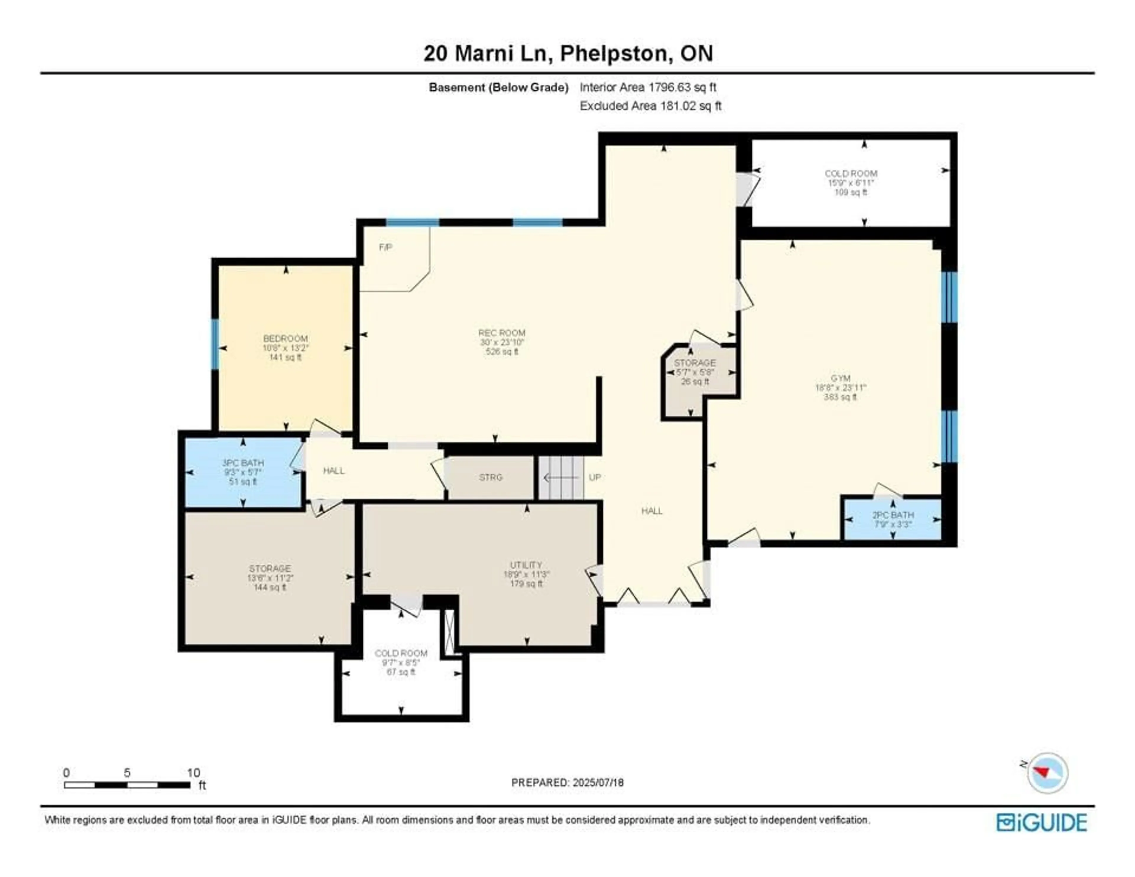 Floor plan for 20 Marni Lane, Simcoe Ontario L0L 2K0