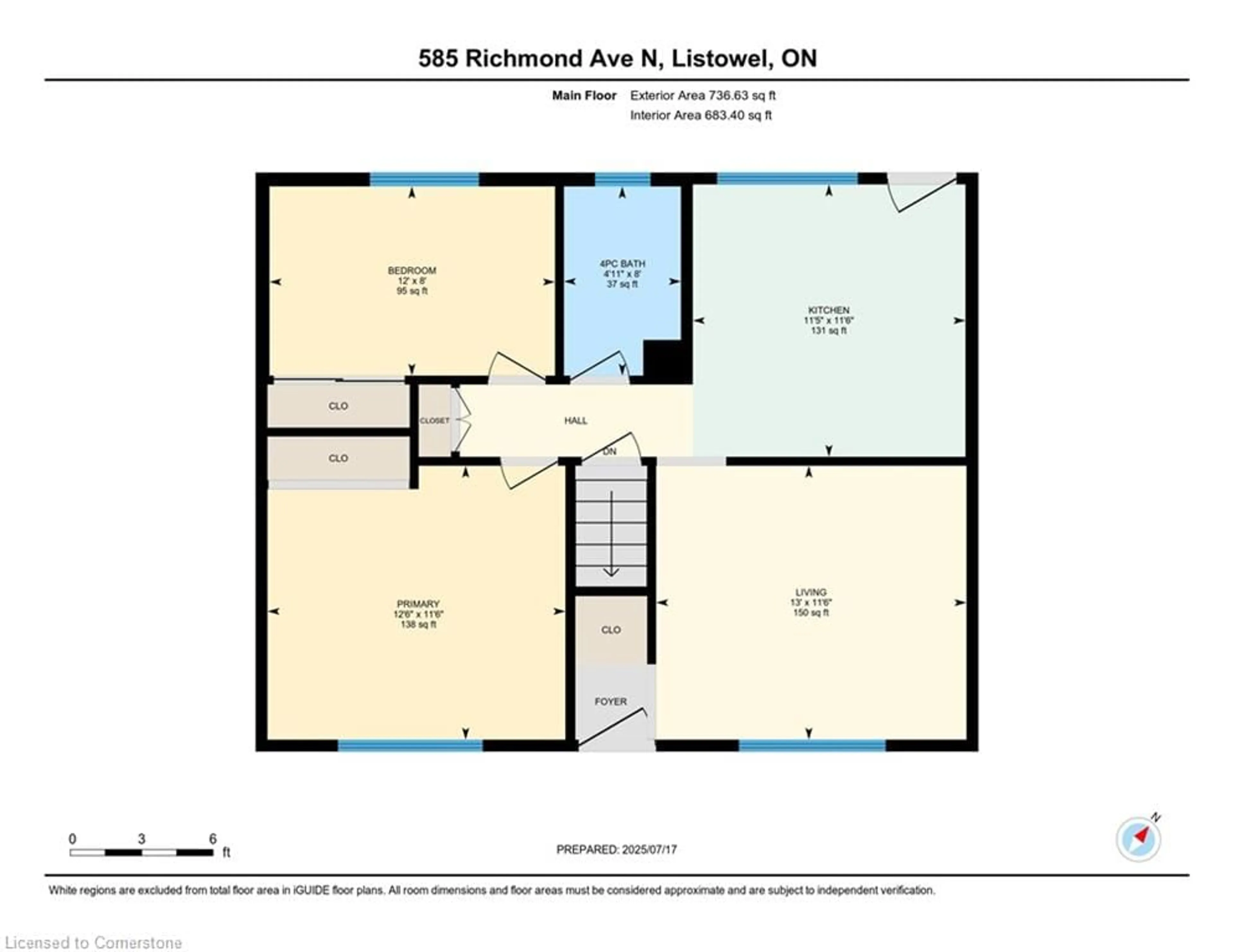 Floor plan for 585 Richmond Ave, Listowel Ontario N4W 2Z4