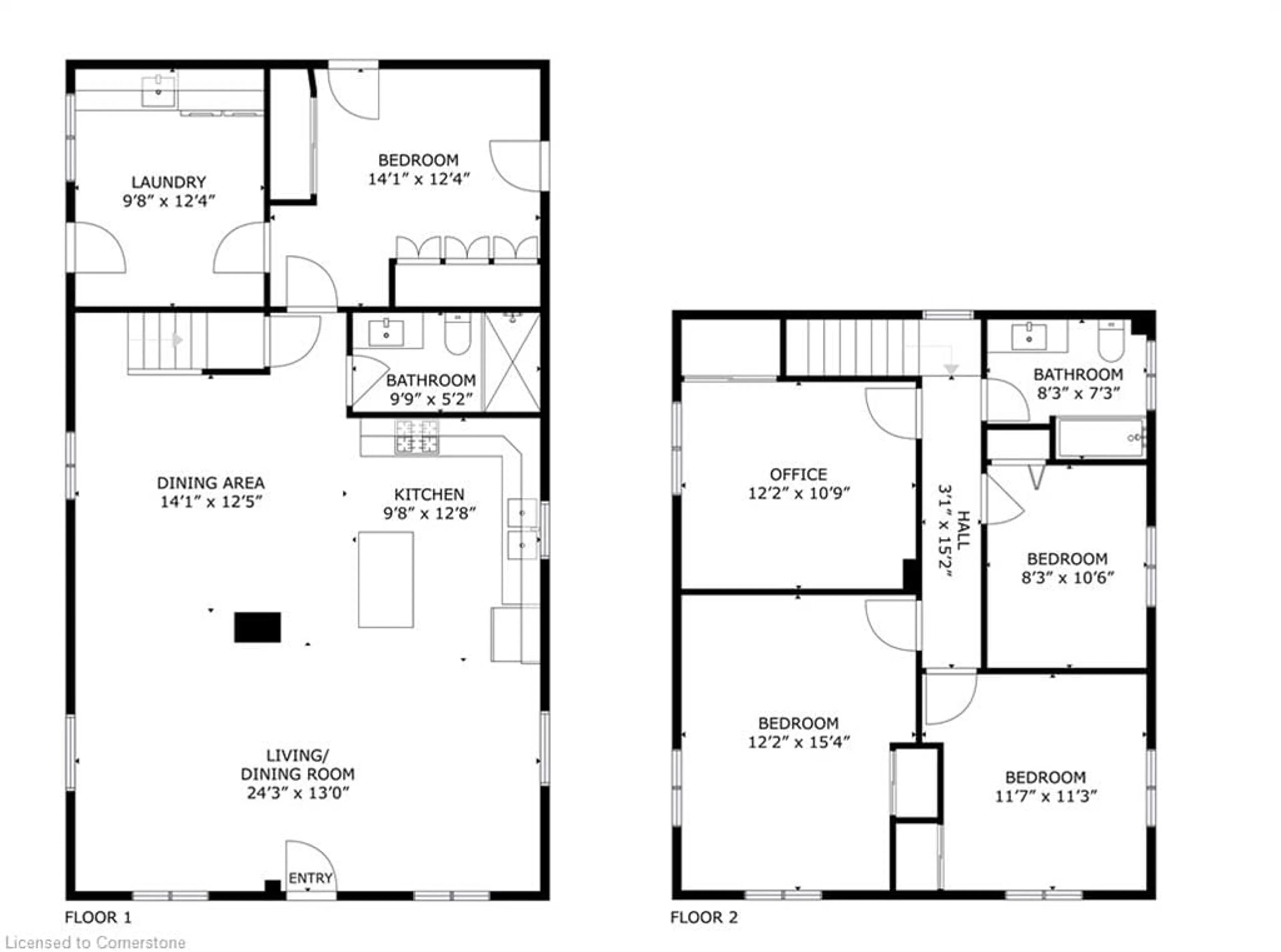 Floor plan for 9 High St, St. George Ontario N0E 1N0