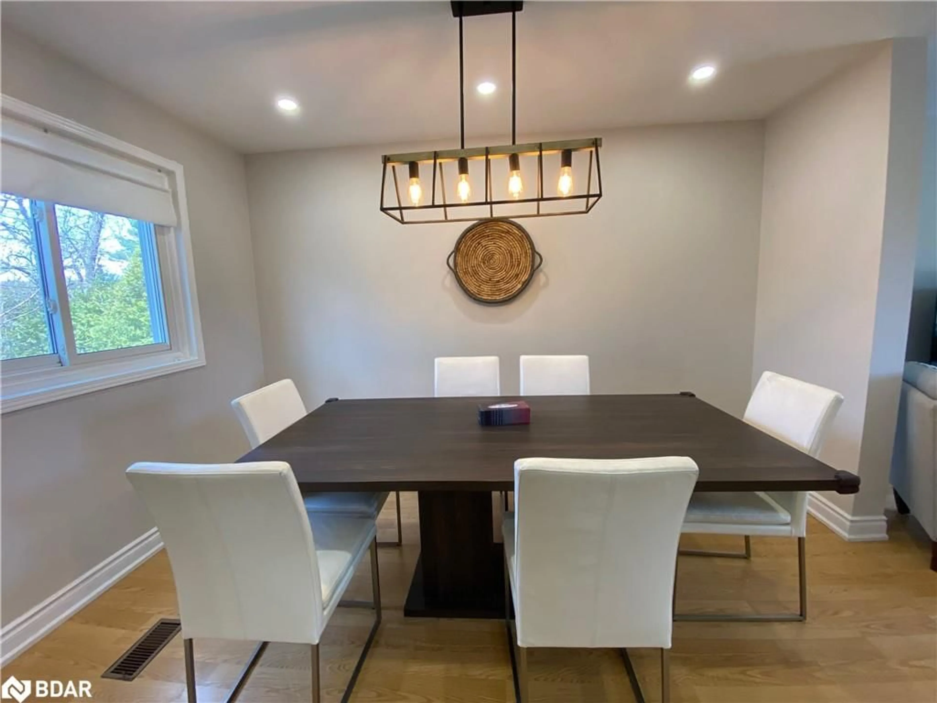 Dining room, wood/laminate floor for 62 Ottawa St, Whitney Ontario K0J 2M0