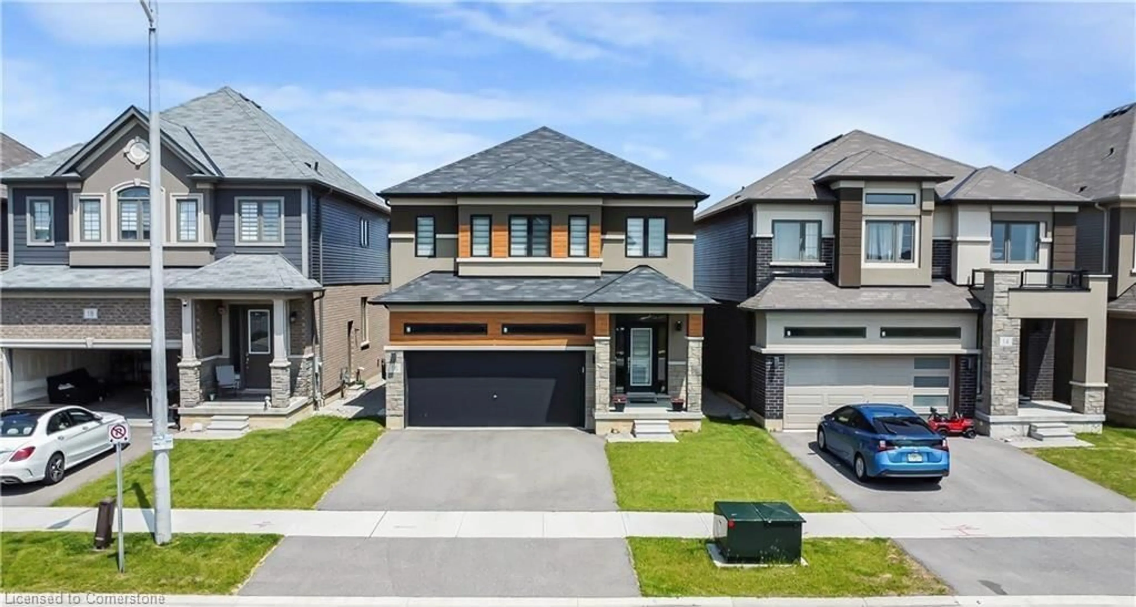 Home with brick exterior material, street for 16 Scenic Ridge Gate, Paris Ontario N3L 0K4