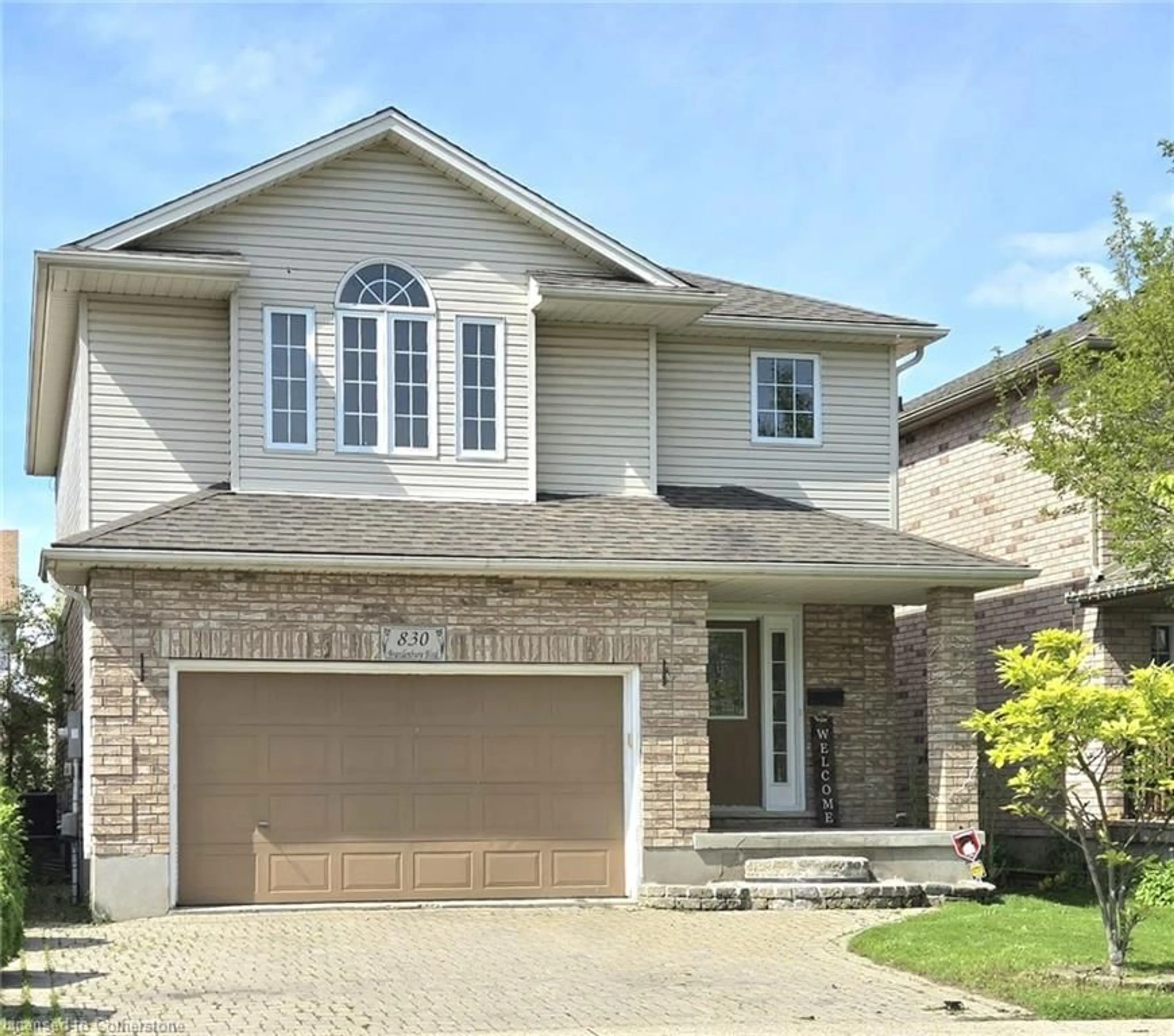Home with brick exterior material, street for 830 Brandenburg Blvd, Waterloo Ontario N2T 2X3
