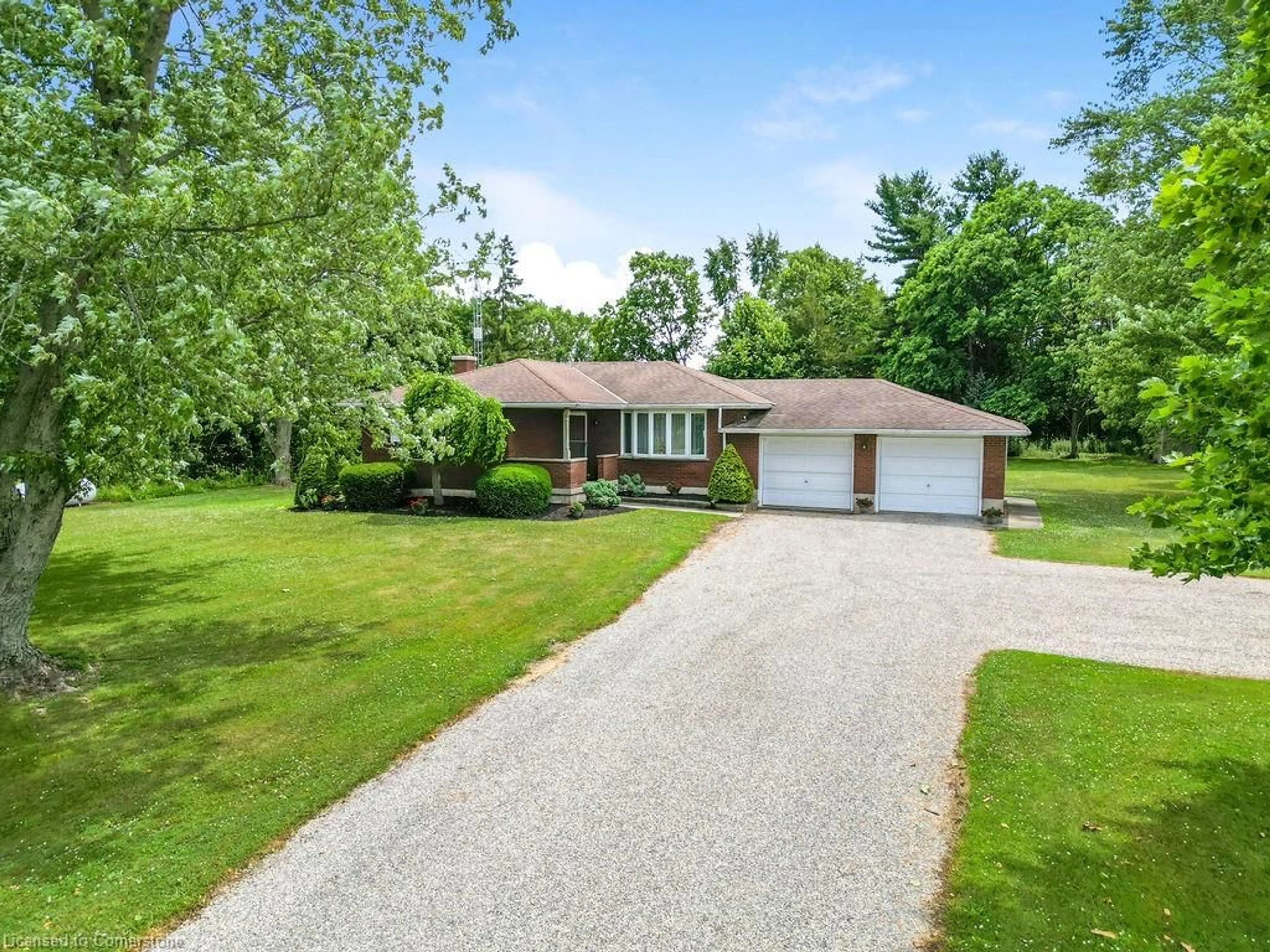 A pic from outside/outdoor area/front of a property/back of a property/a pic from drone, street for 881 Kings Row, Dunnville Ontario N1A 2W8