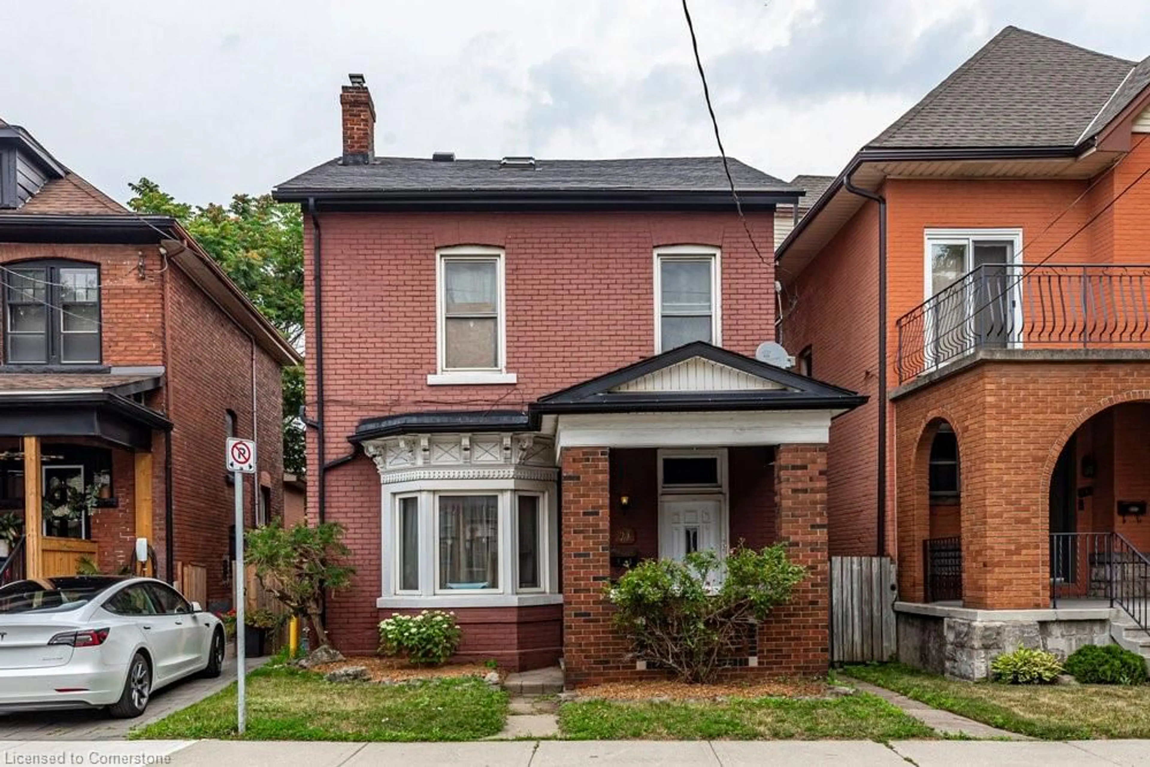 Home with brick exterior material, street for 24 Florence St, Hamilton Ontario L8R 1W4