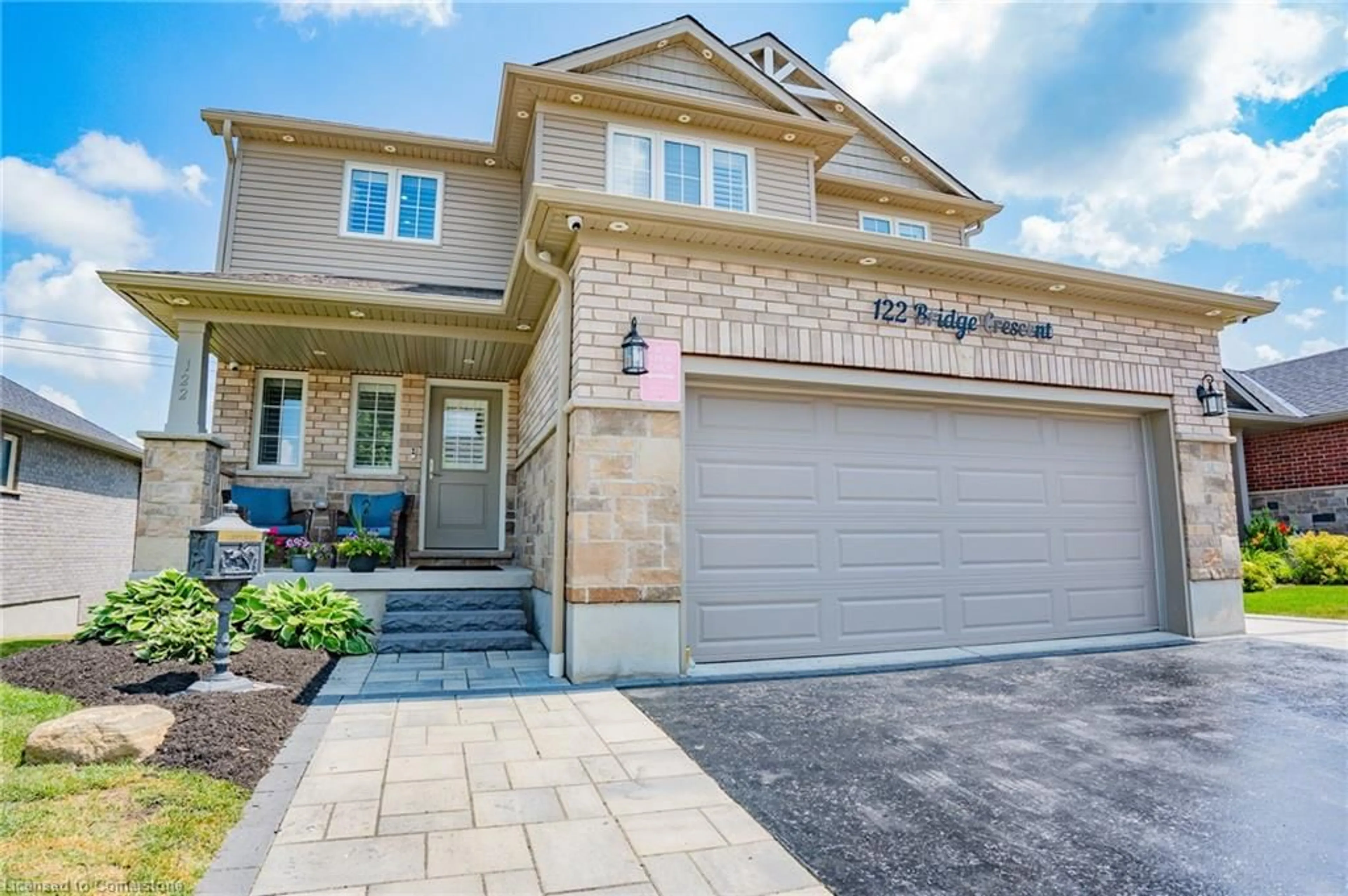 Home with brick exterior material, street for 122 Bridge Cres, Palmerston Ontario N0G 2P0