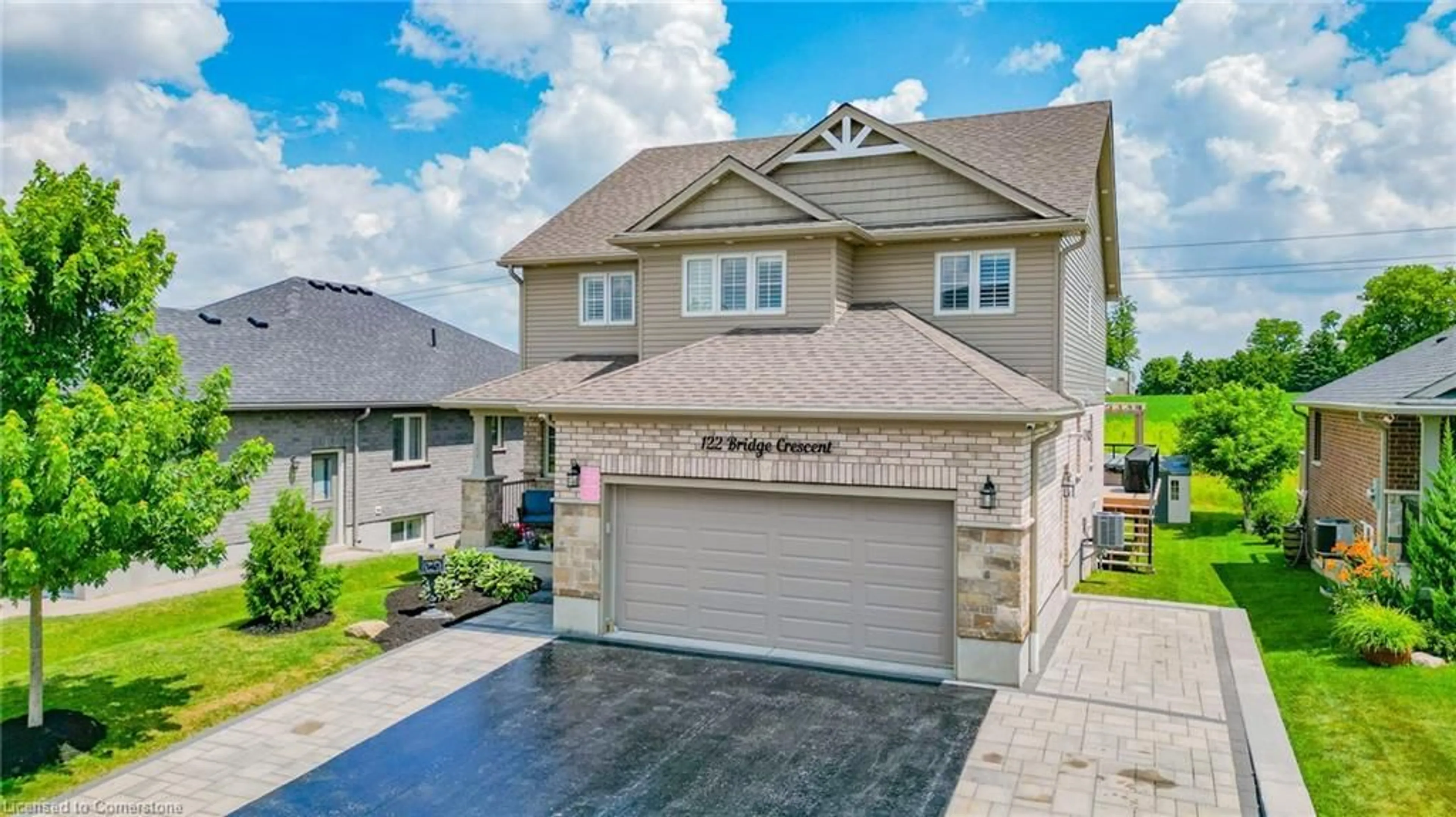 Home with brick exterior material, street for 122 Bridge Cres, Palmerston Ontario N0G 2P0