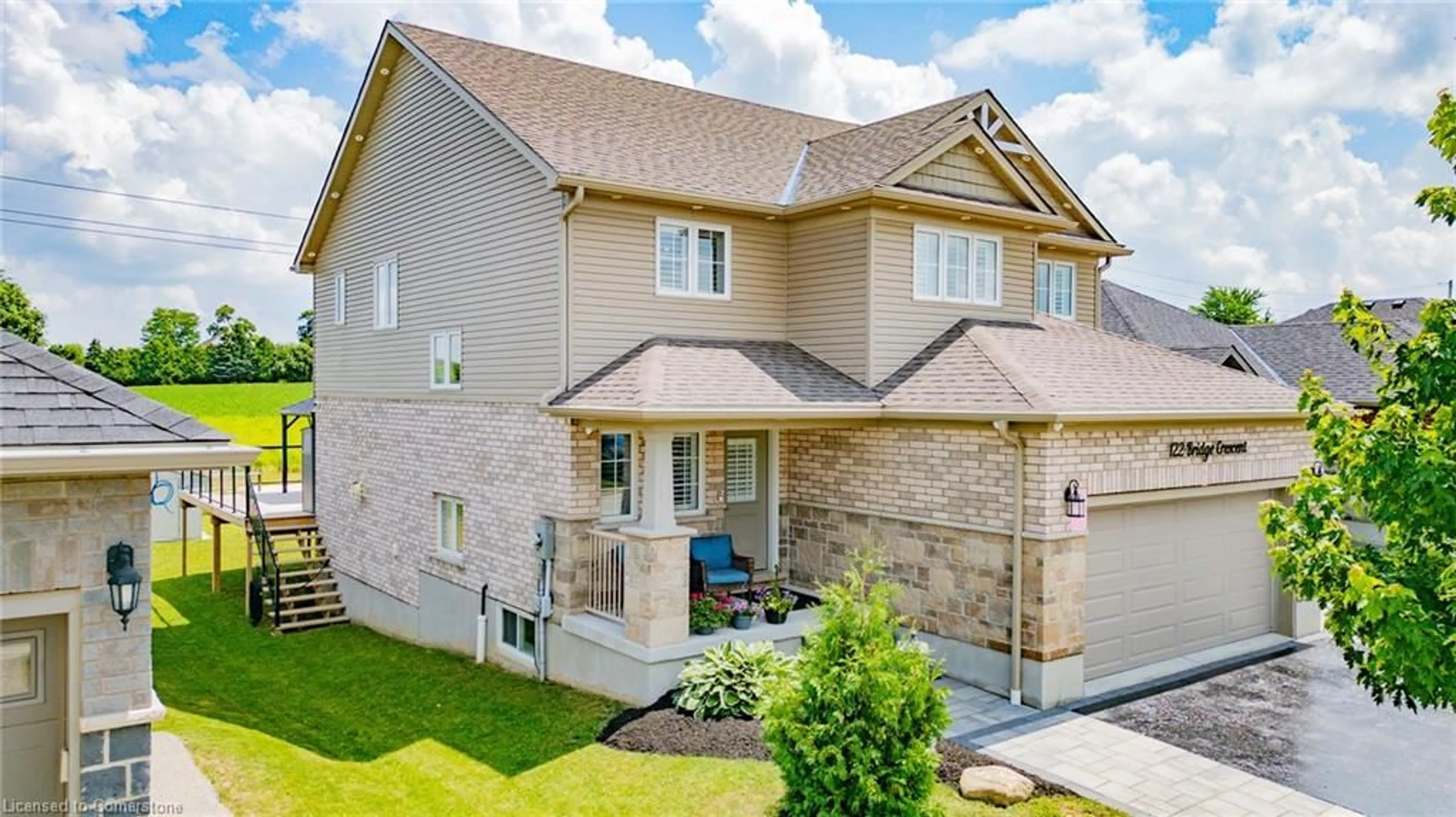 Home with brick exterior material, street for 122 Bridge Cres, Palmerston Ontario N0G 2P0