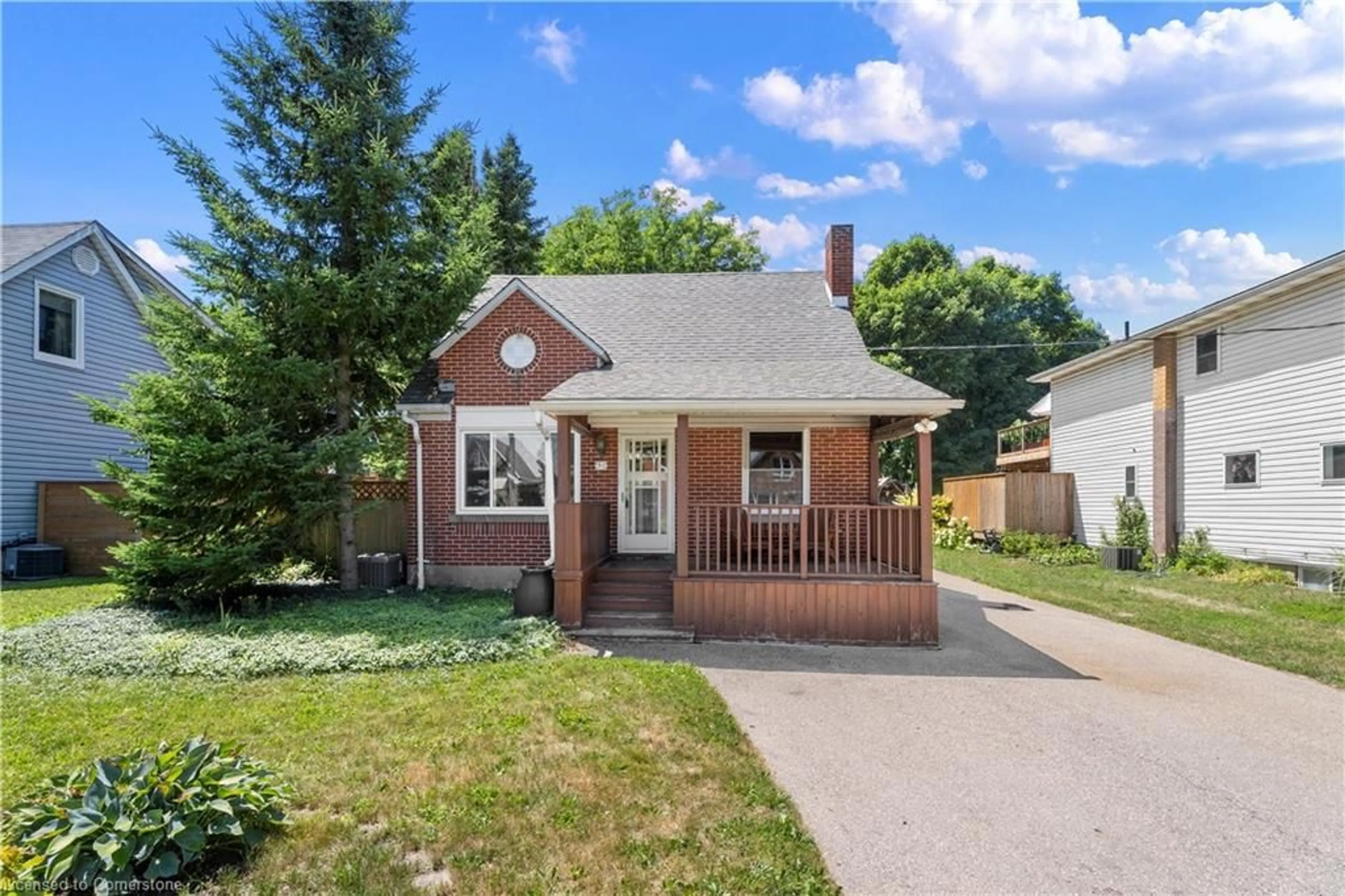 Home with brick exterior material, street for 55 Birch Ave, Kitchener Ontario N2H 4W4