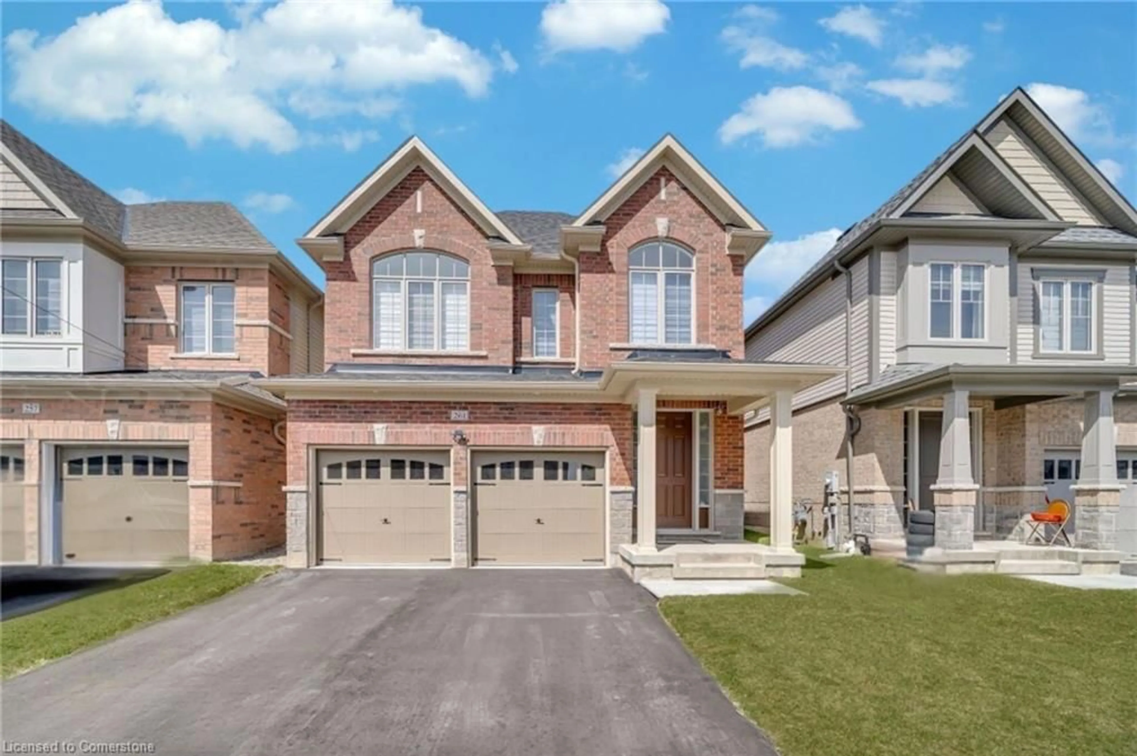 Home with brick exterior material, street for 261 Broadacre Dr, Kitchener Ontario N2R 0S6