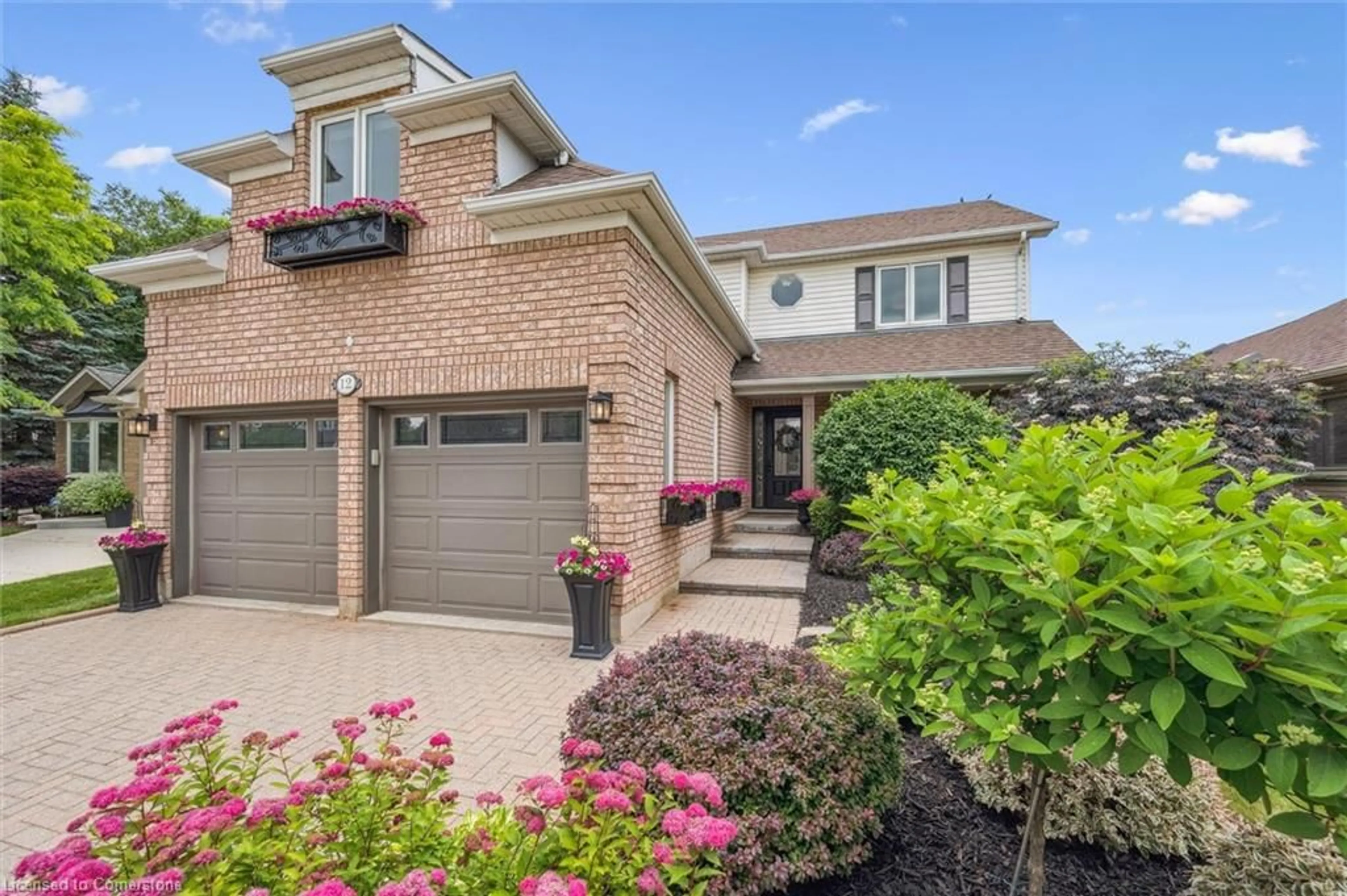 Home with brick exterior material, street for 12 Sullivan Crt, Cambridge Ontario N1S 5A4