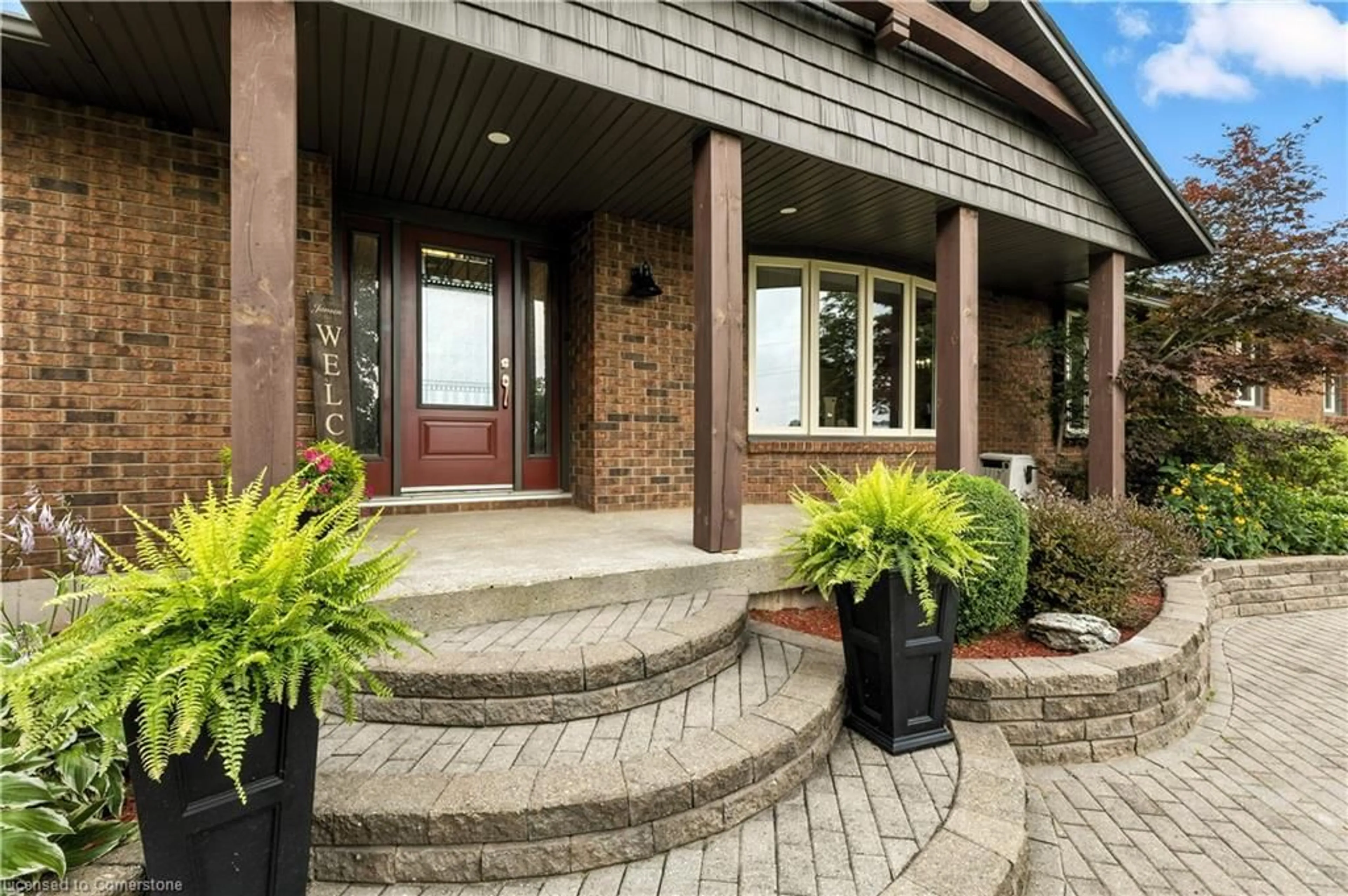 Home with brick exterior material, street for 404996 Beaconsfield Rd, Burgessville Ontario N0J 1C0