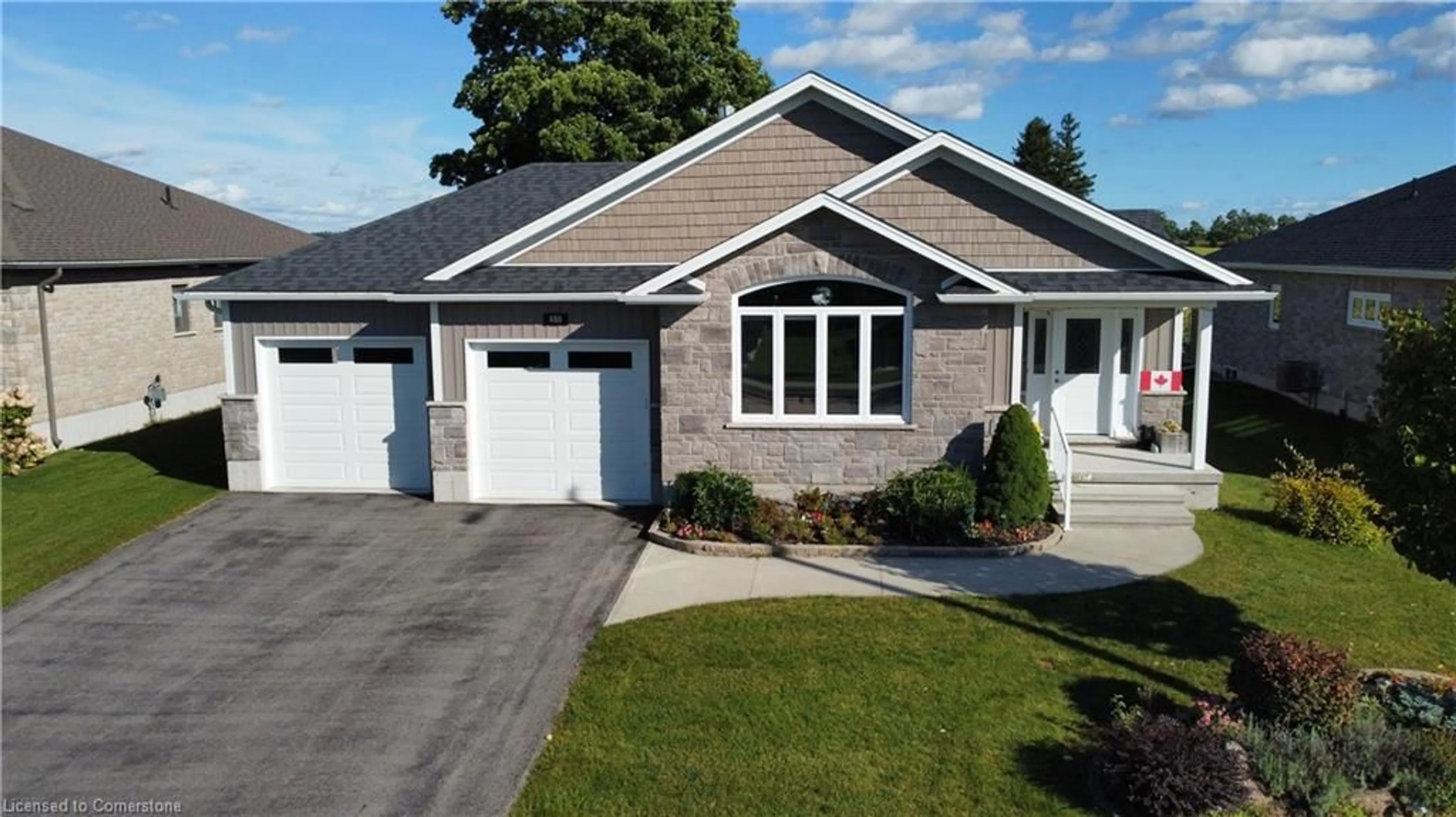 Home with vinyl exterior material, street for 480 Grand Trunk St, Palmerston Ontario N0G 2P0