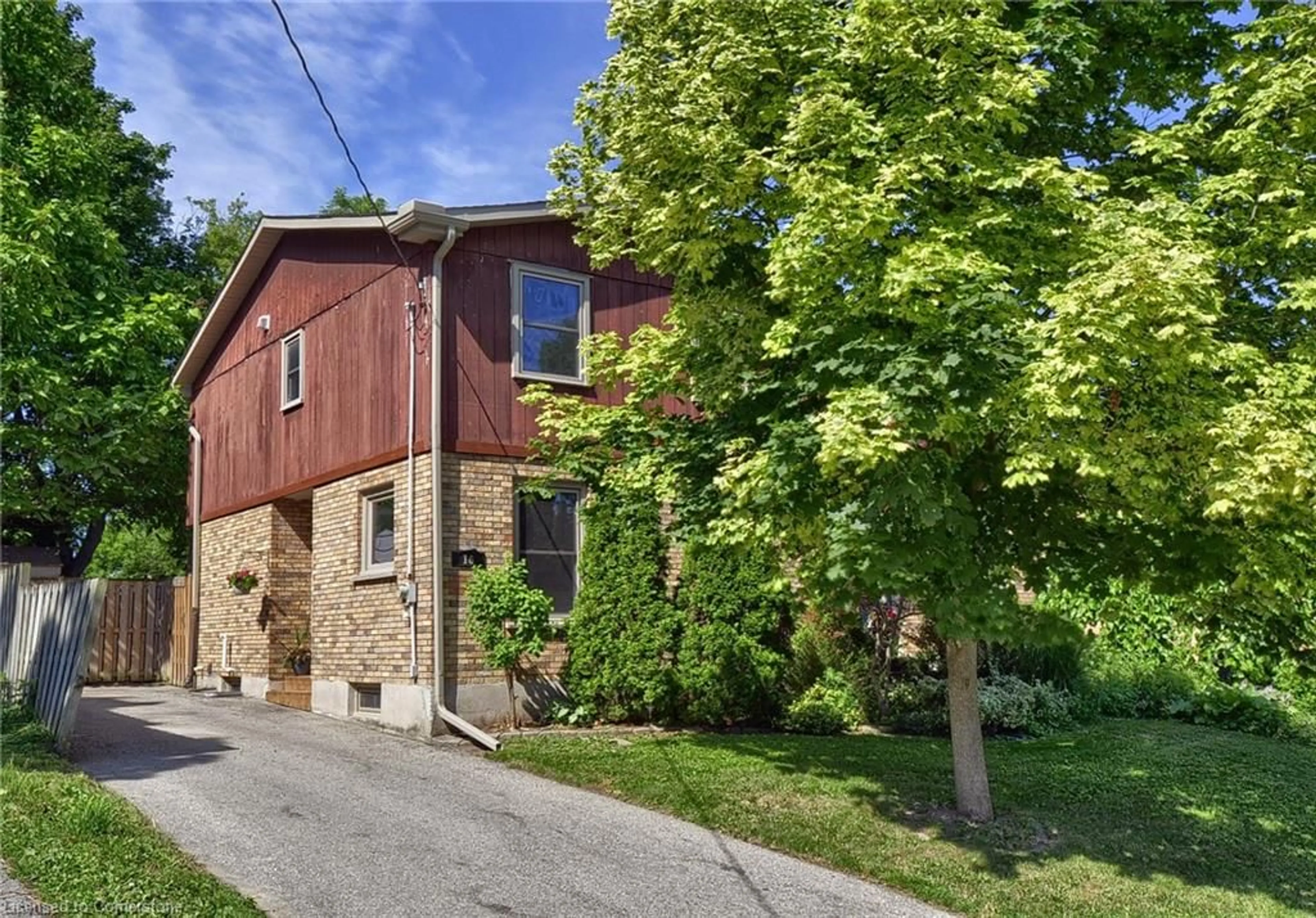 Home with brick exterior material, street for 16 Hungerford Rd, Cambridge Ontario N3C 2P5