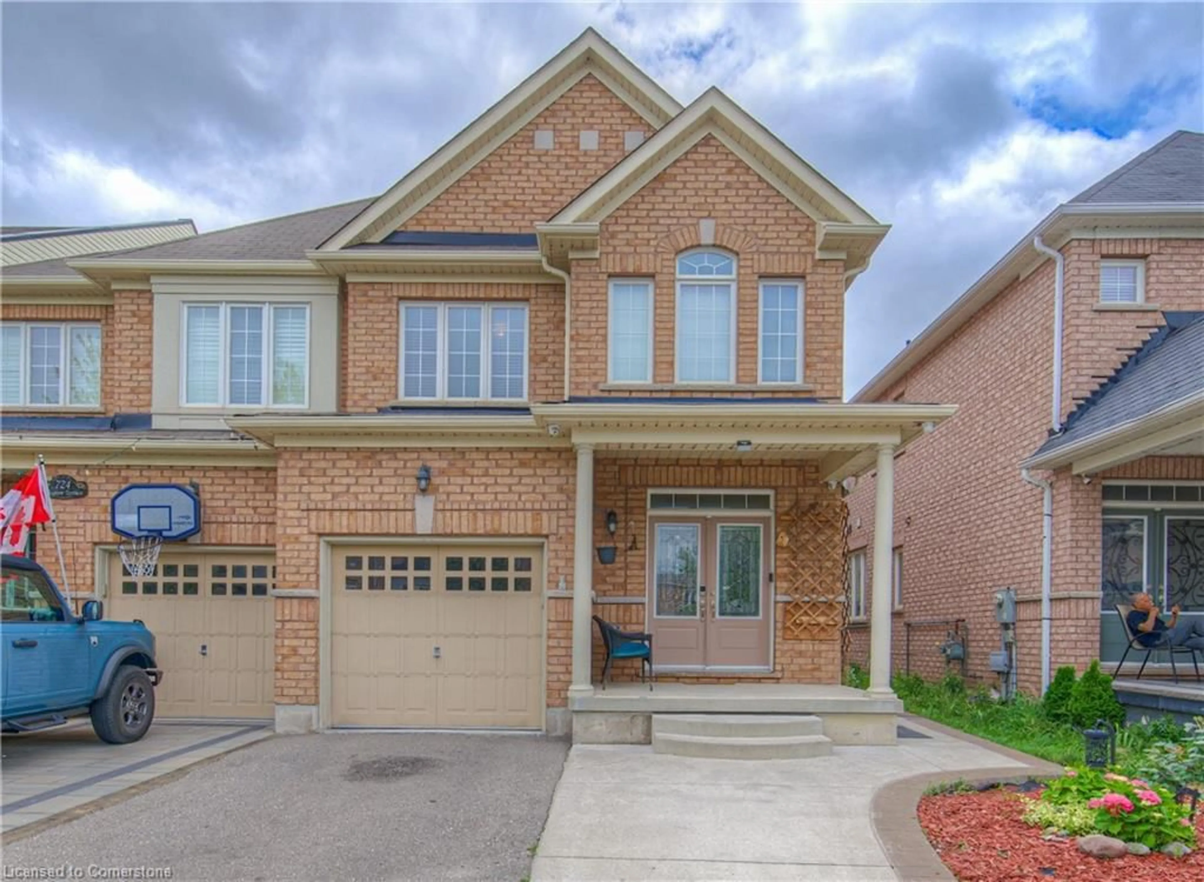Home with brick exterior material, street for 722 Megson Terr, Milton Ontario L9T 8K5