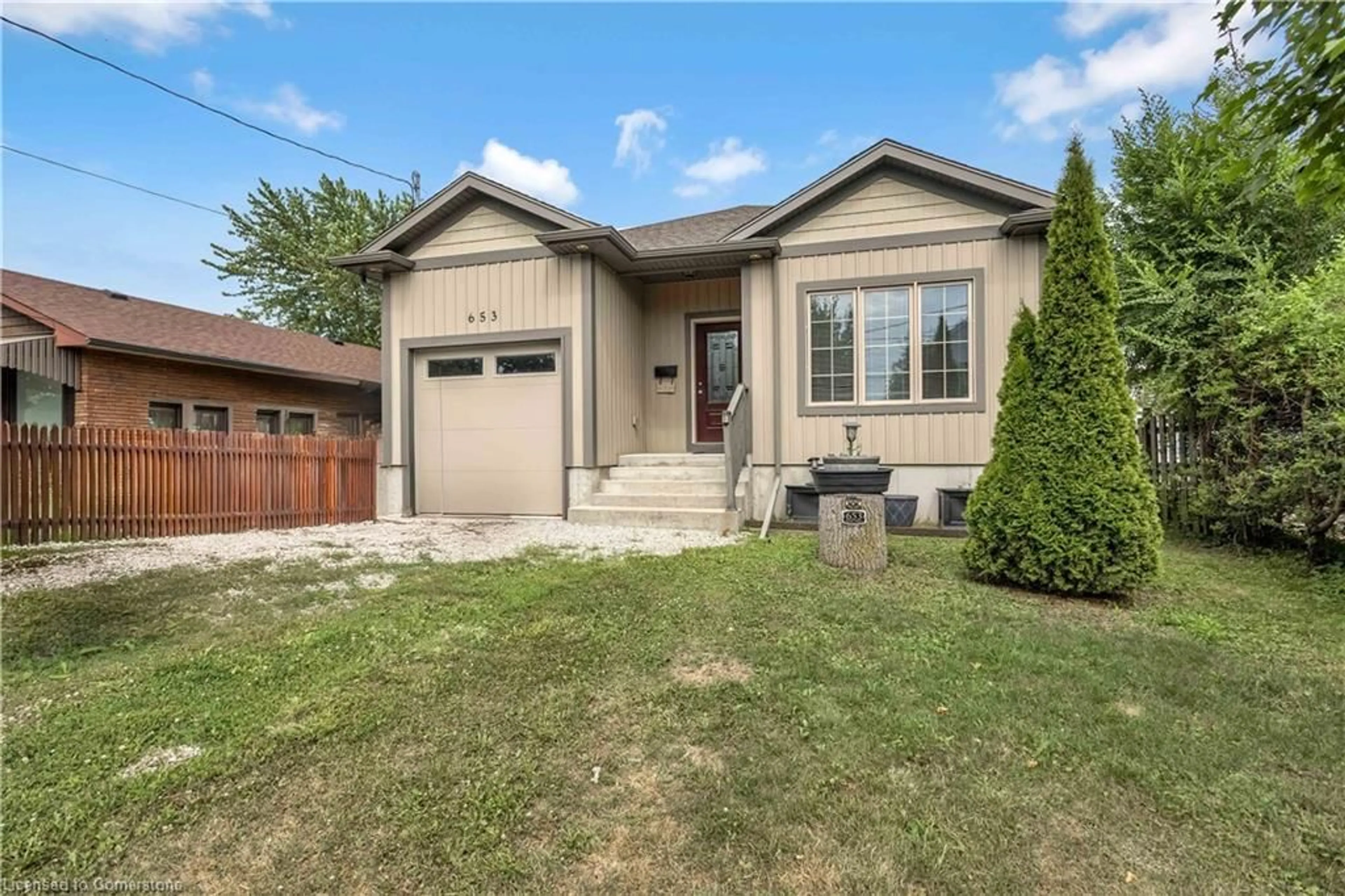 Home with brick exterior material, street for 653 Deere St, Welland Ontario L3B 2M2