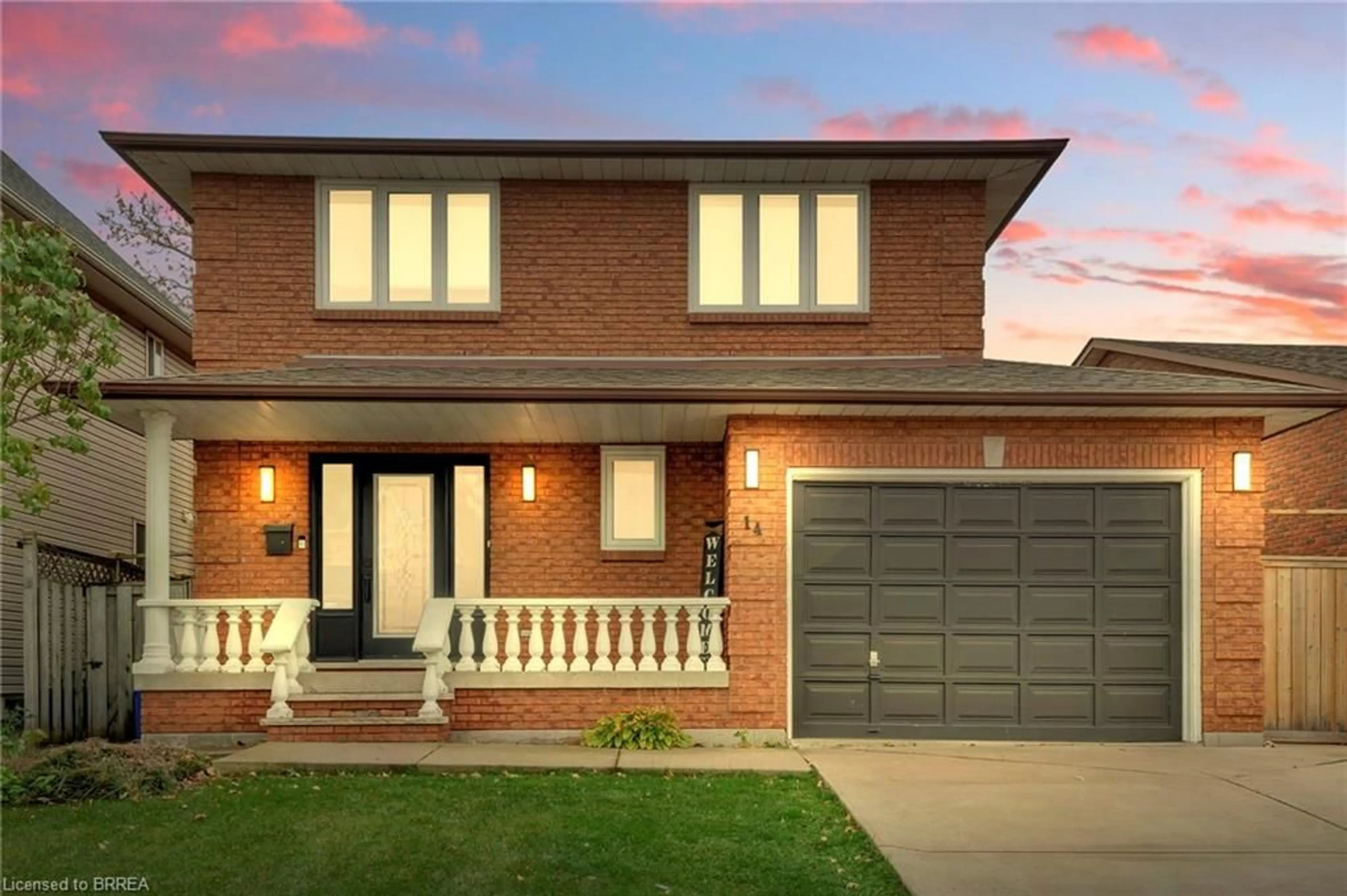 Home with brick exterior material, street for 14 Federal St, Stoney Creek Ontario L8E 4P7