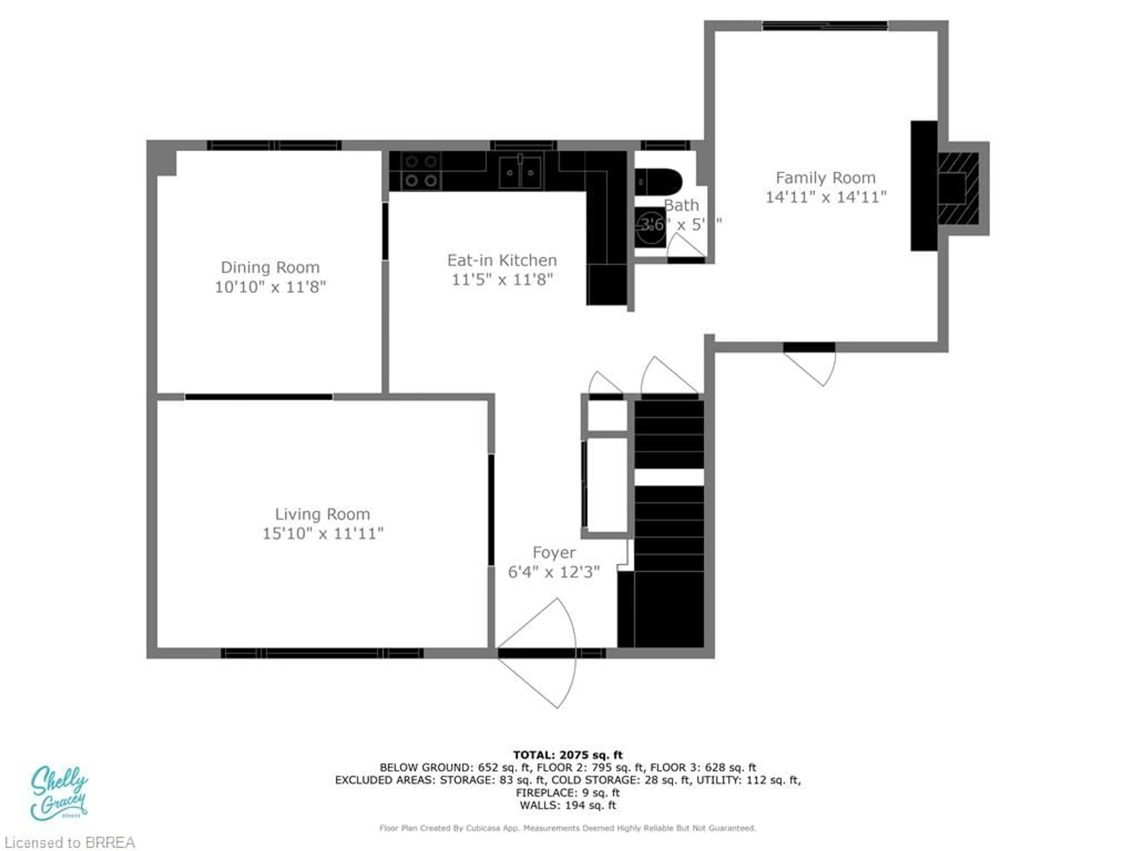 Floor plan for 19 Trillium Way, Paris Ontario N3L 3P9