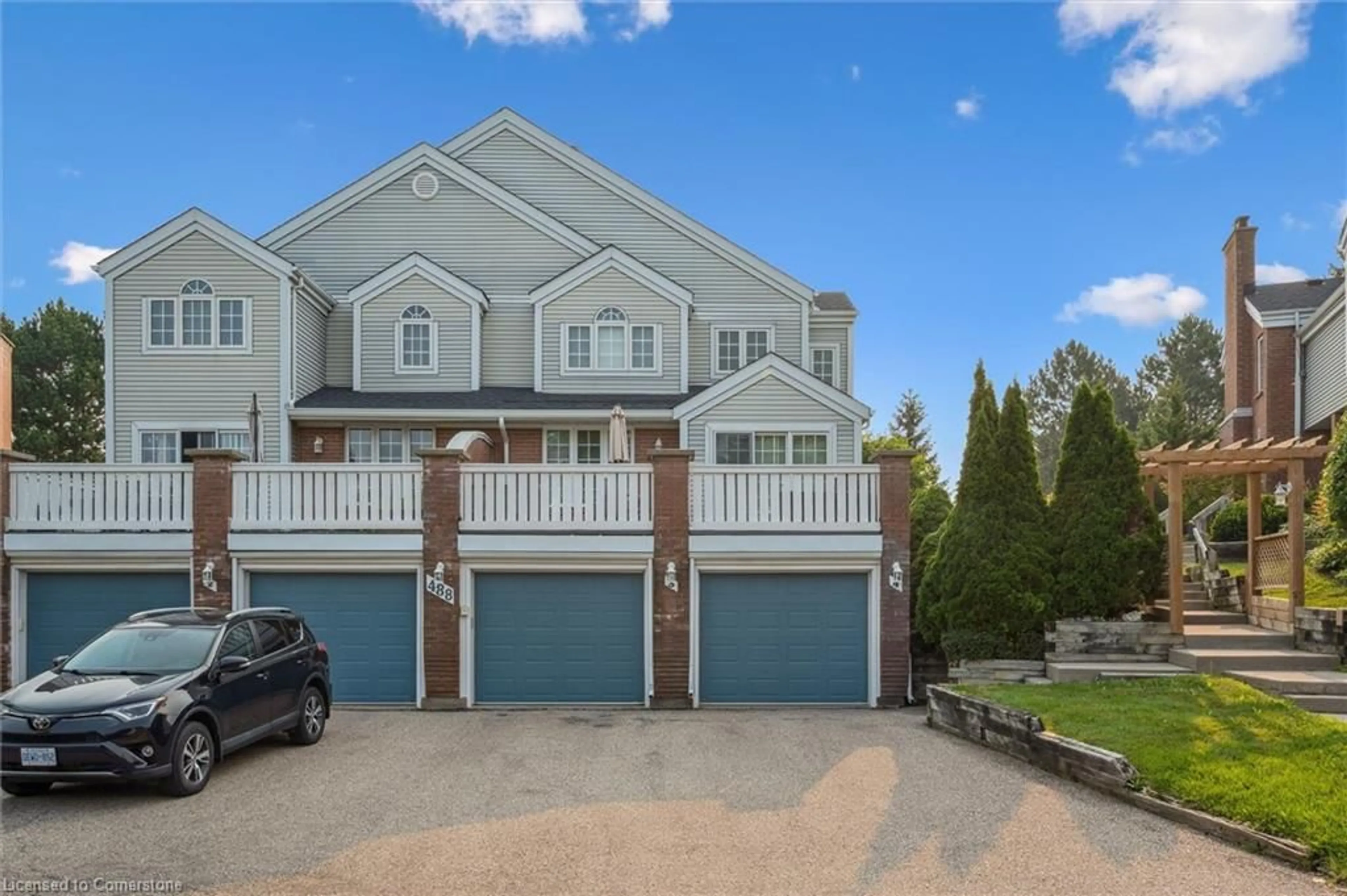 Home with vinyl exterior material, street for 488 Beechwood Dr #4, Waterloo Ontario N2T 2C3