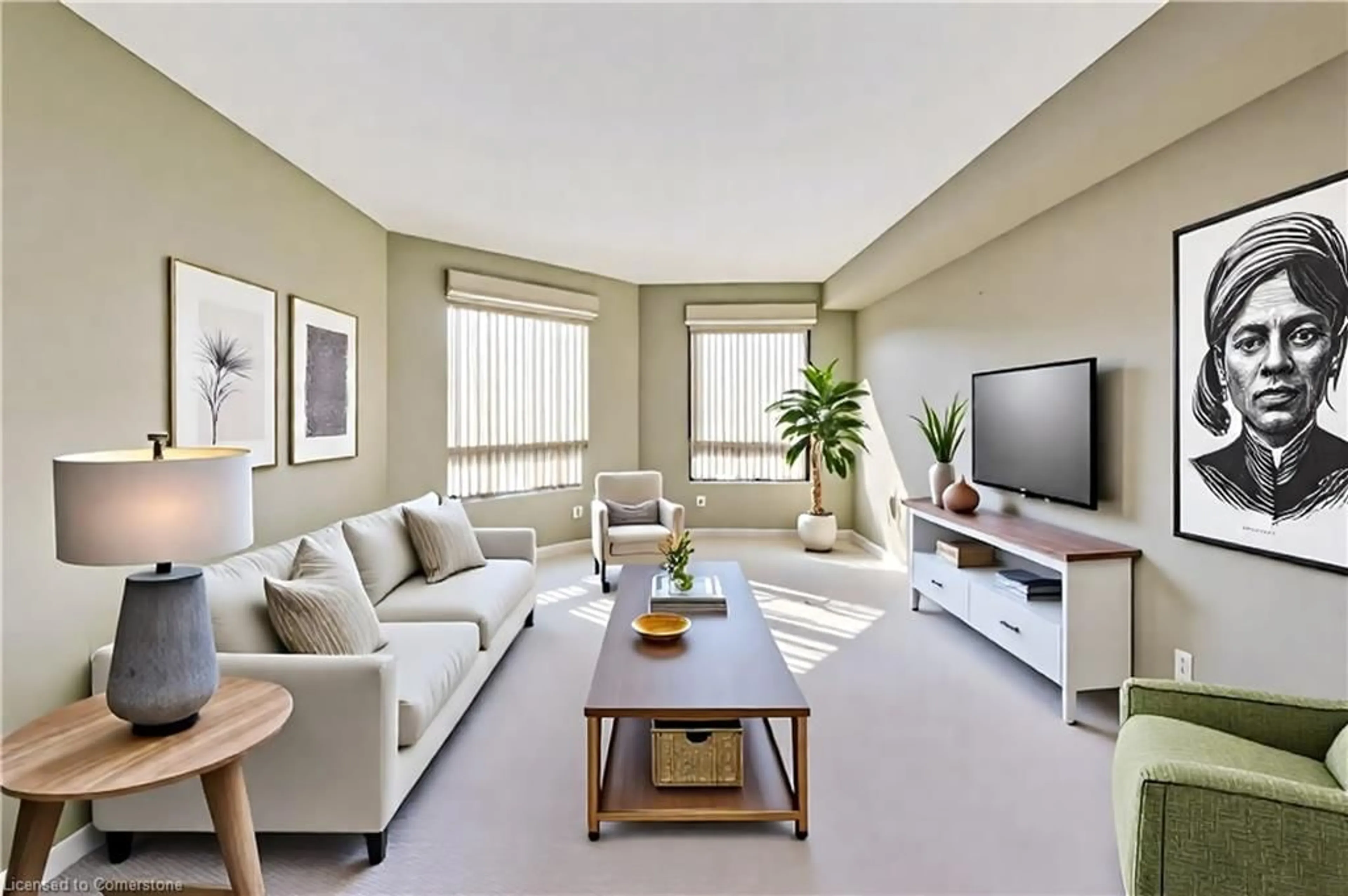 Living room with furniture, unknown for 10 Ellen St #204, Kitchener Ontario N2M 6R8