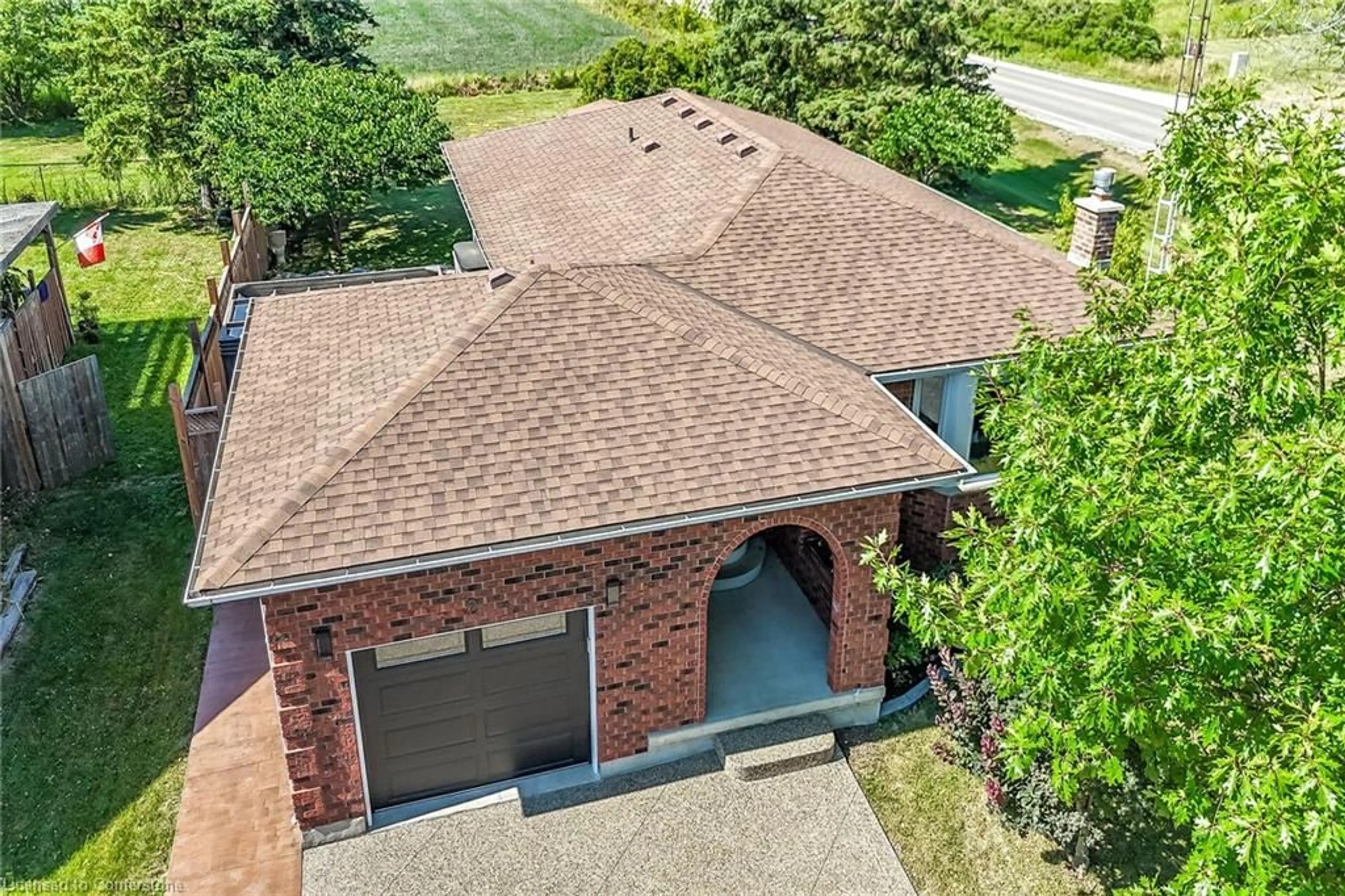 A pic from outside/outdoor area/front of a property/back of a property/a pic from drone, street for 2 Stone Quarry Rd, Townsend Ontario N0A 1S0