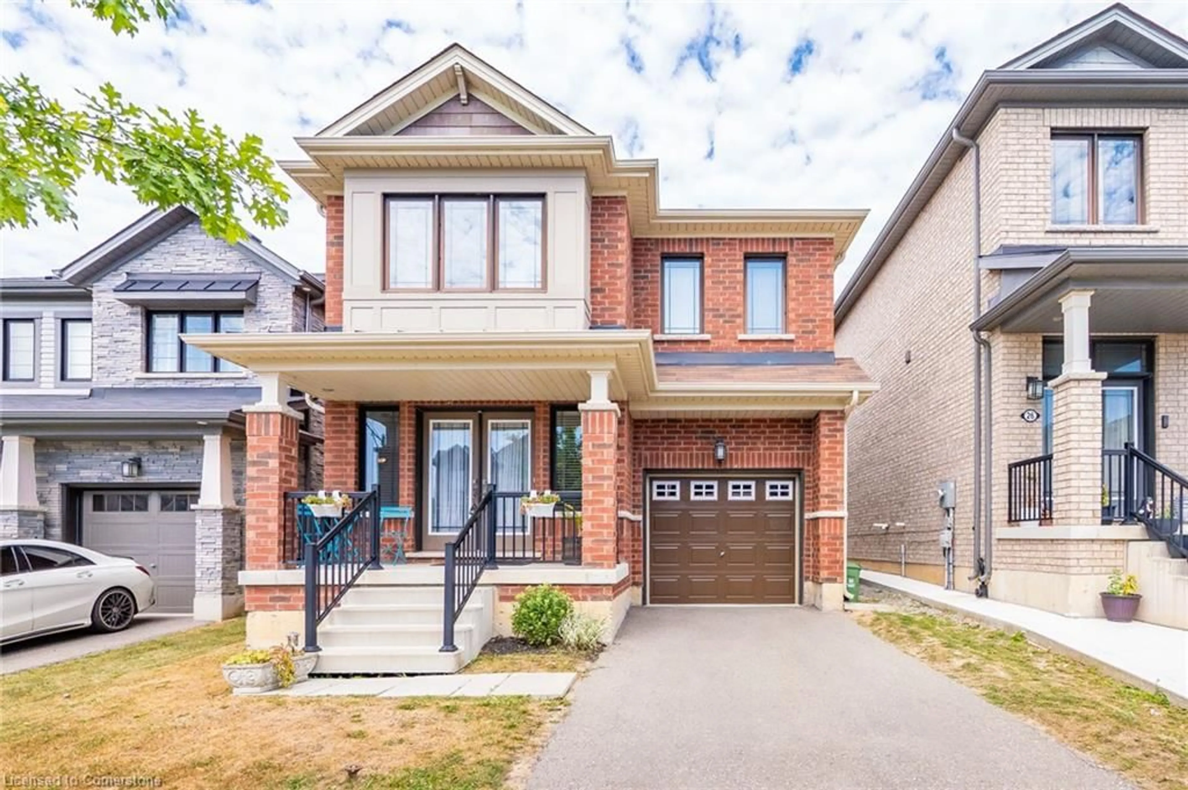 Home with brick exterior material, street for 22 Scarletwood Street St, Hamilton Ontario L8J 0K8