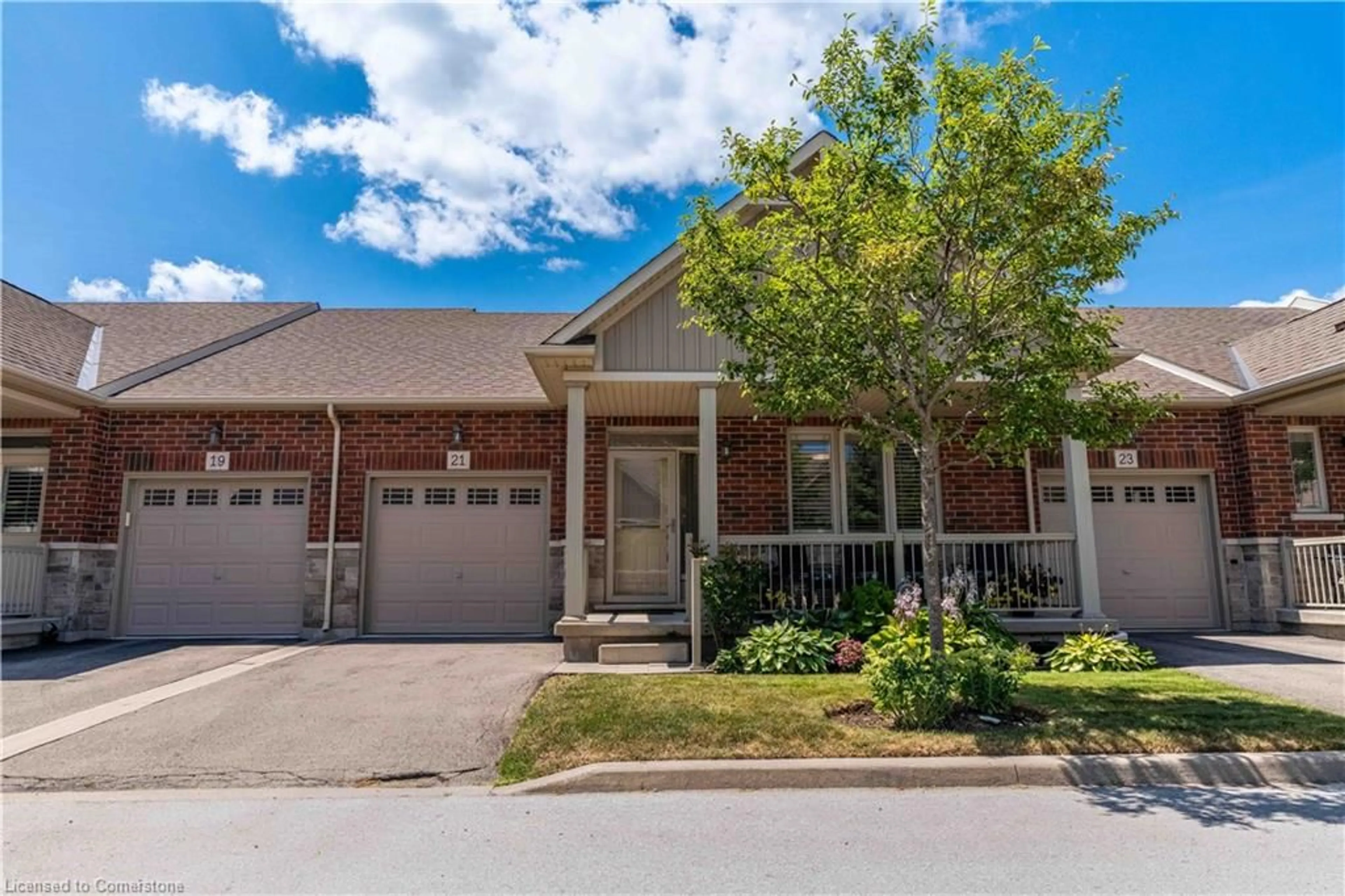 Home with brick exterior material, street for 21 Stickland Lane, Binbrook Ontario L0R 1C0