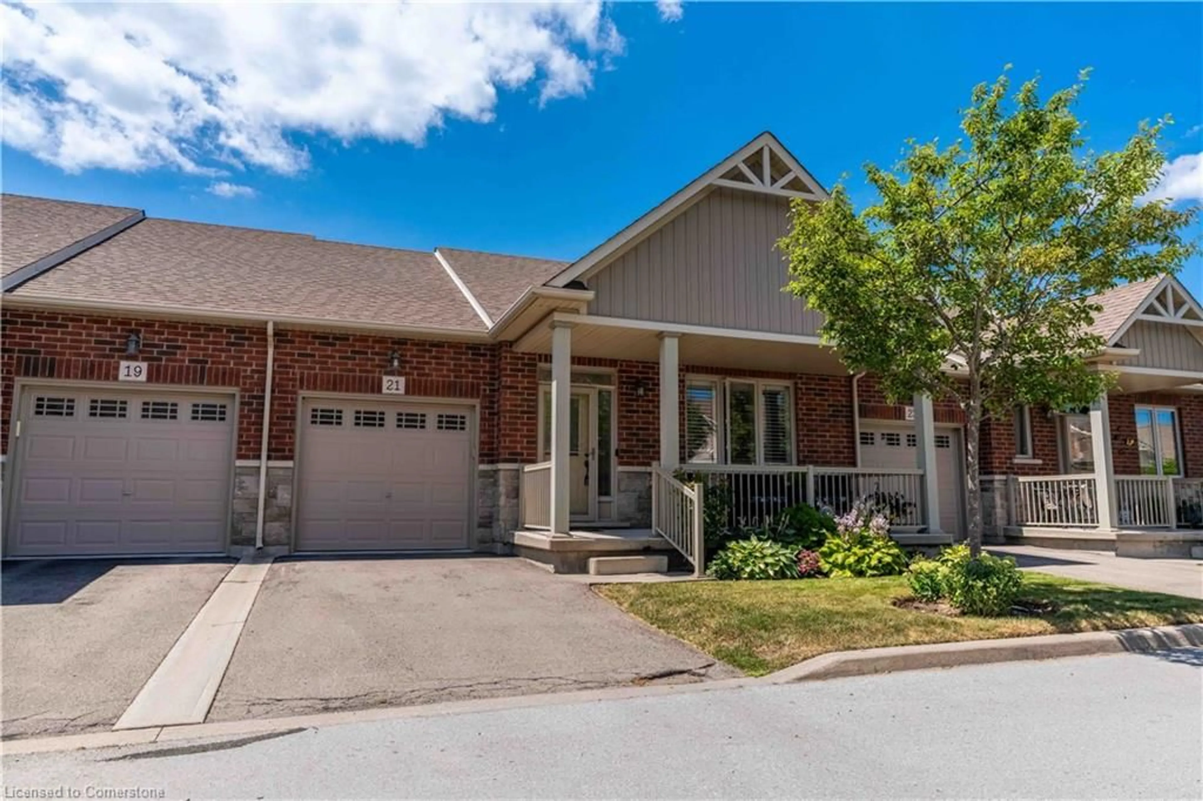 Home with brick exterior material, street for 21 Stickland Lane, Binbrook Ontario L0R 1C0