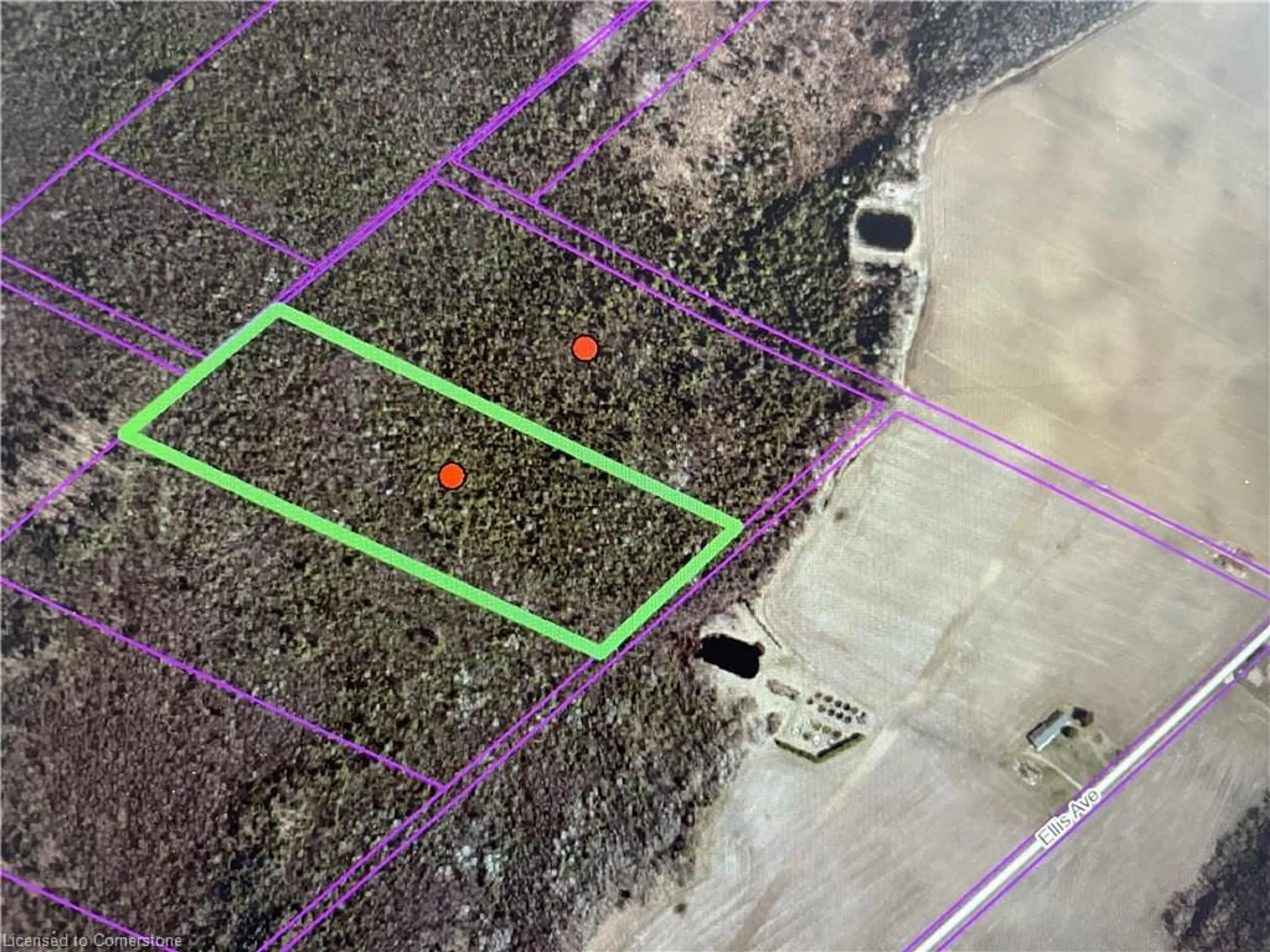 A pic from outside/outdoor area/front of a property/back of a property/a pic from drone, building for PT BLK - 2 Ellis Ave, Burford Ontario N3R 0B8