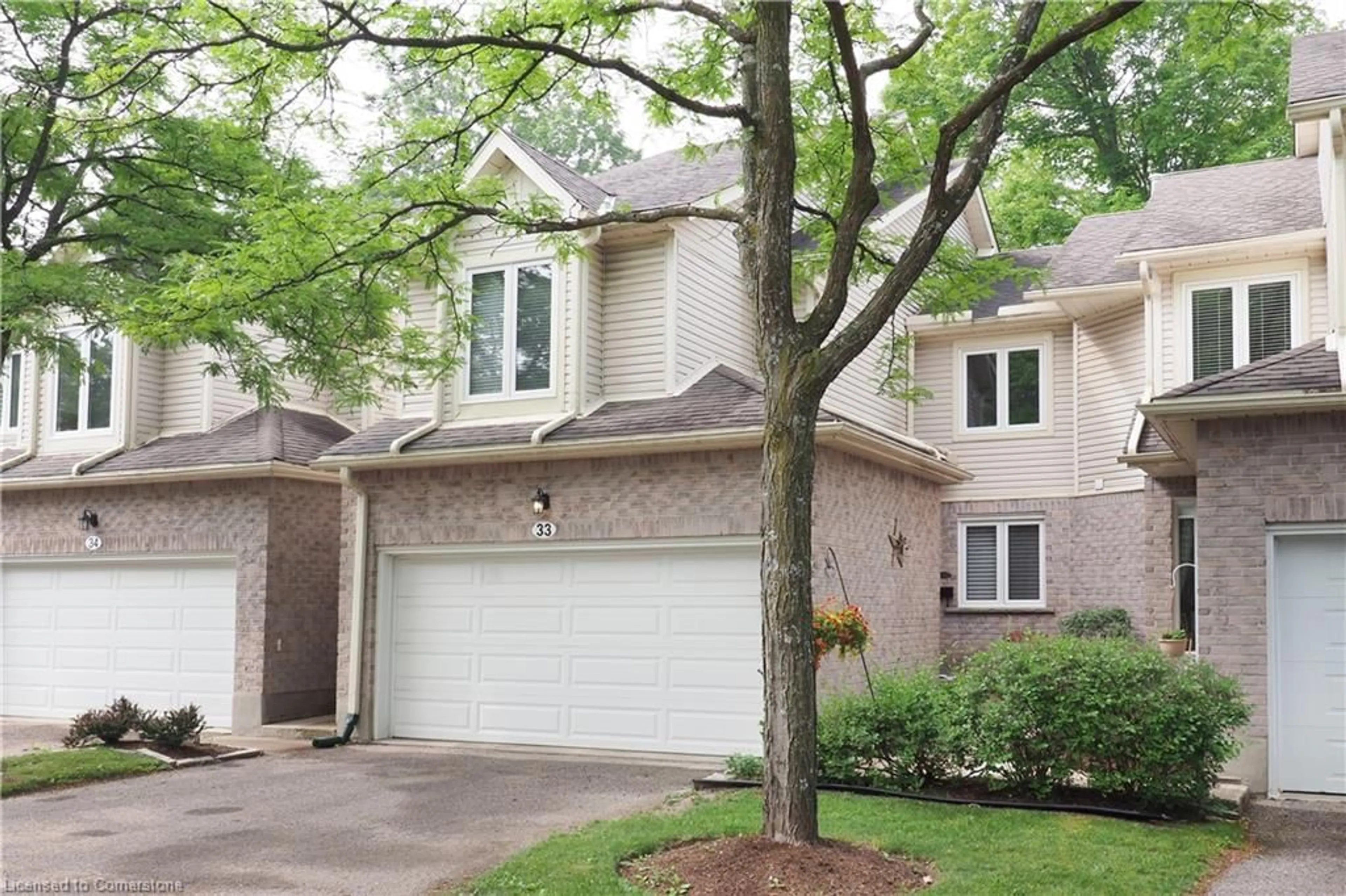 Home with brick exterior material, street for 365 Bennington Gate #33, Waterloo Ontario N2T 2L1