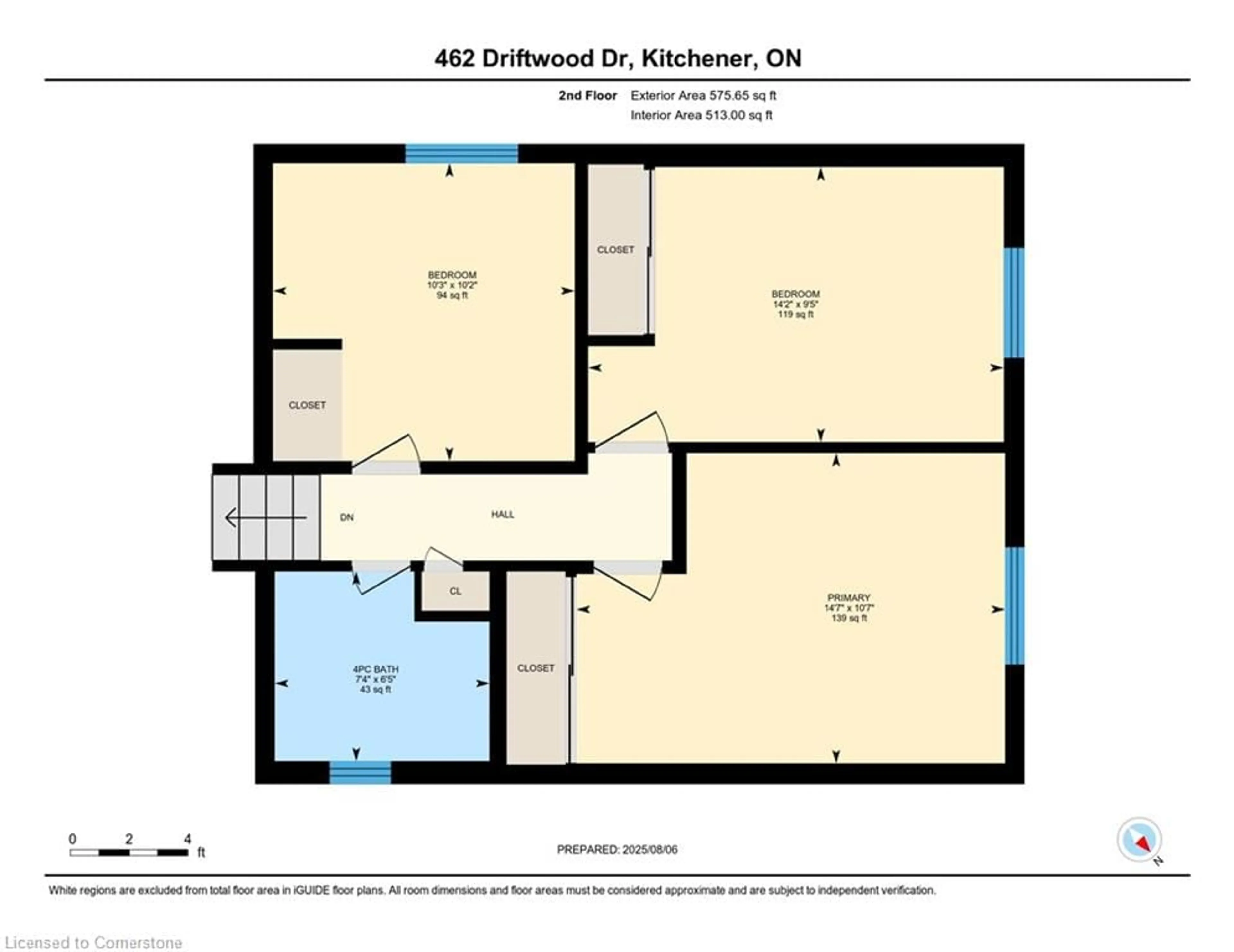 Floor plan for 462 Driftwood Dr, Kitchener Ontario N2N 1S6