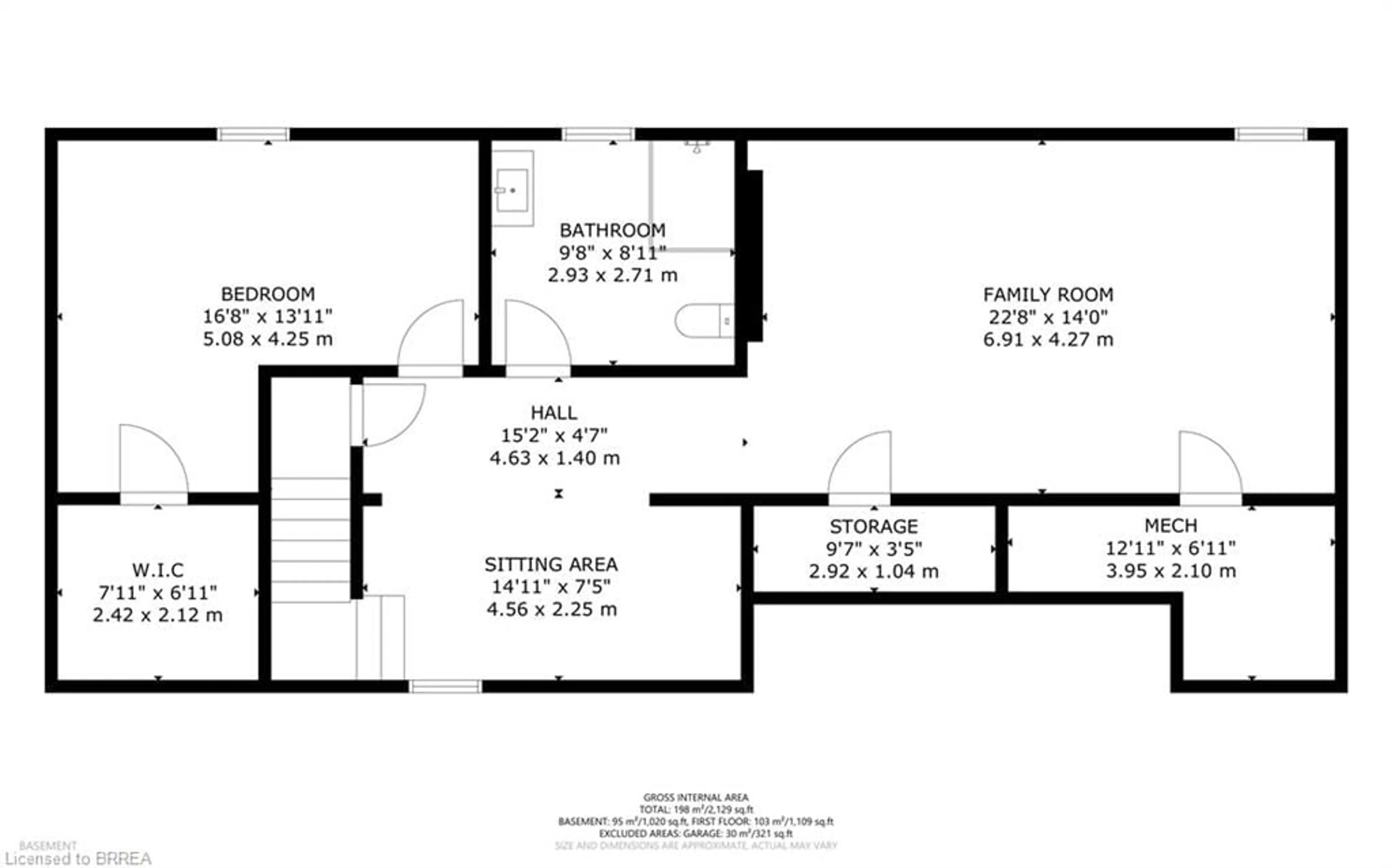 Floor plan for 51 Brown St, Waterford Ontario N0E 1Y0