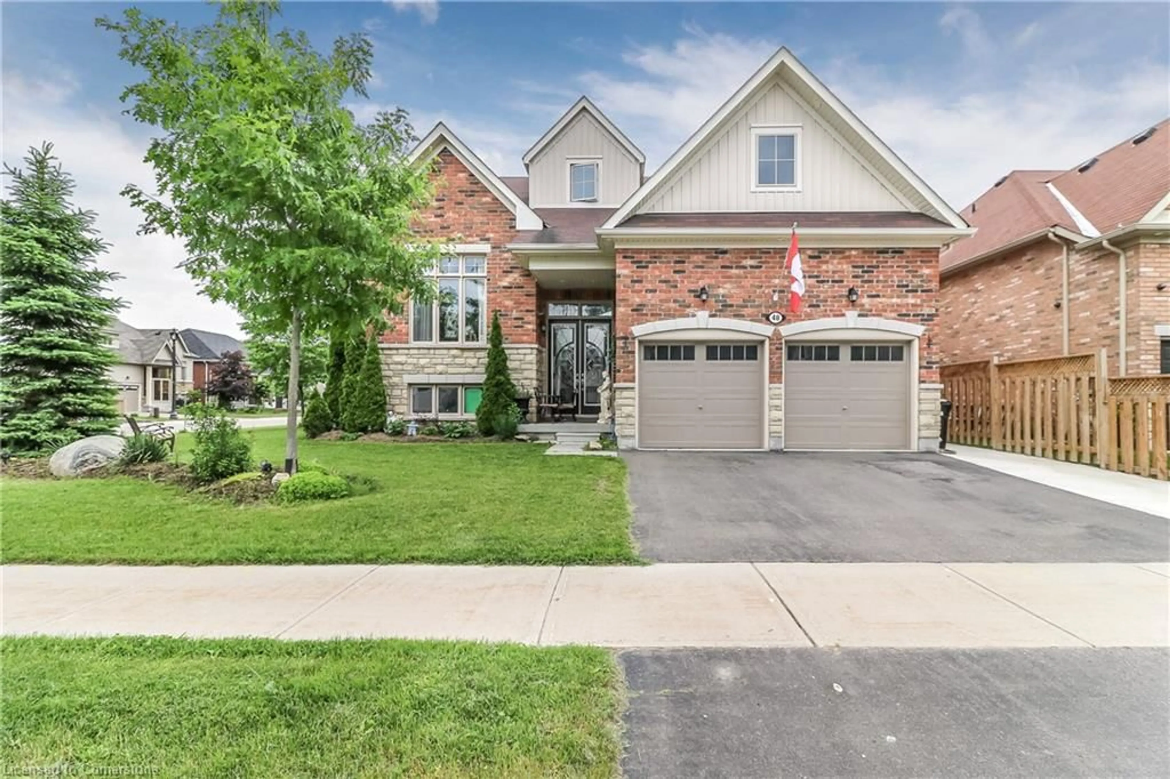 Home with brick exterior material, street for 48 Allegra Dr, Wasaga Beach Ontario L9Z 0H1