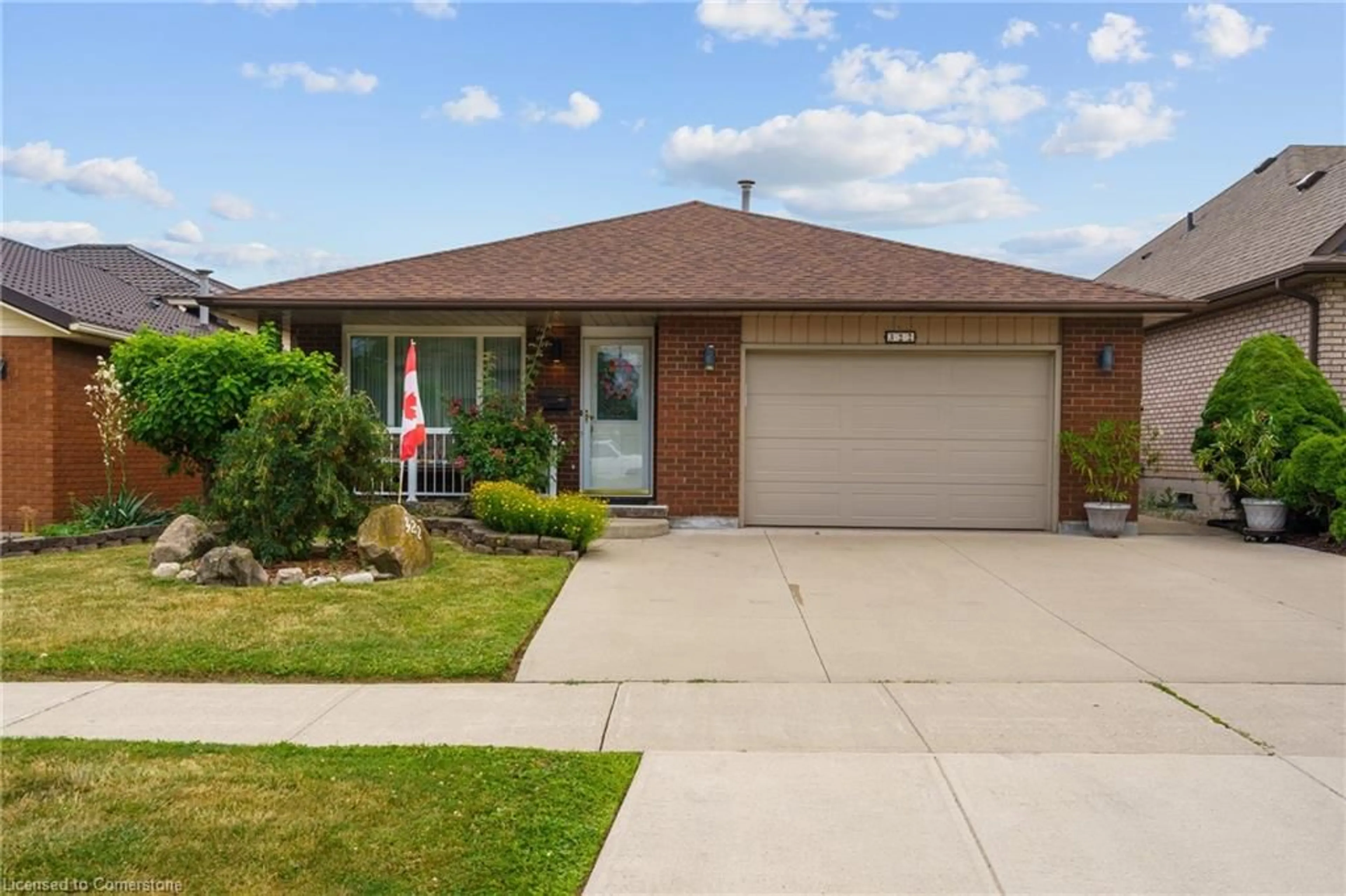 Home with brick exterior material, street for 322 Stone Church Rd, Hamilton Ontario L9B 1B2