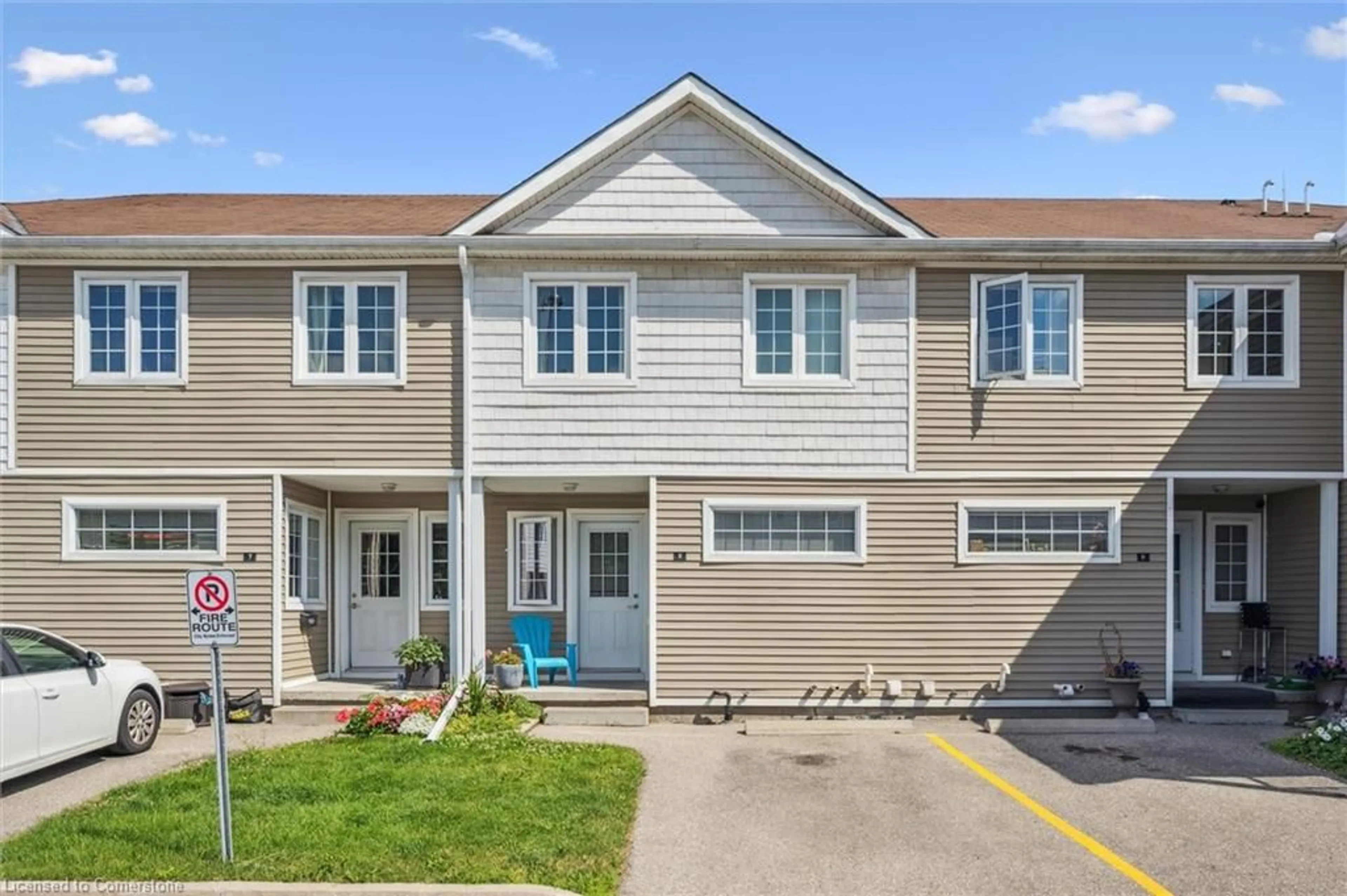 Home with vinyl exterior material, street for 23 Howe Dr #8, Kitchener Ontario N2E 1J3