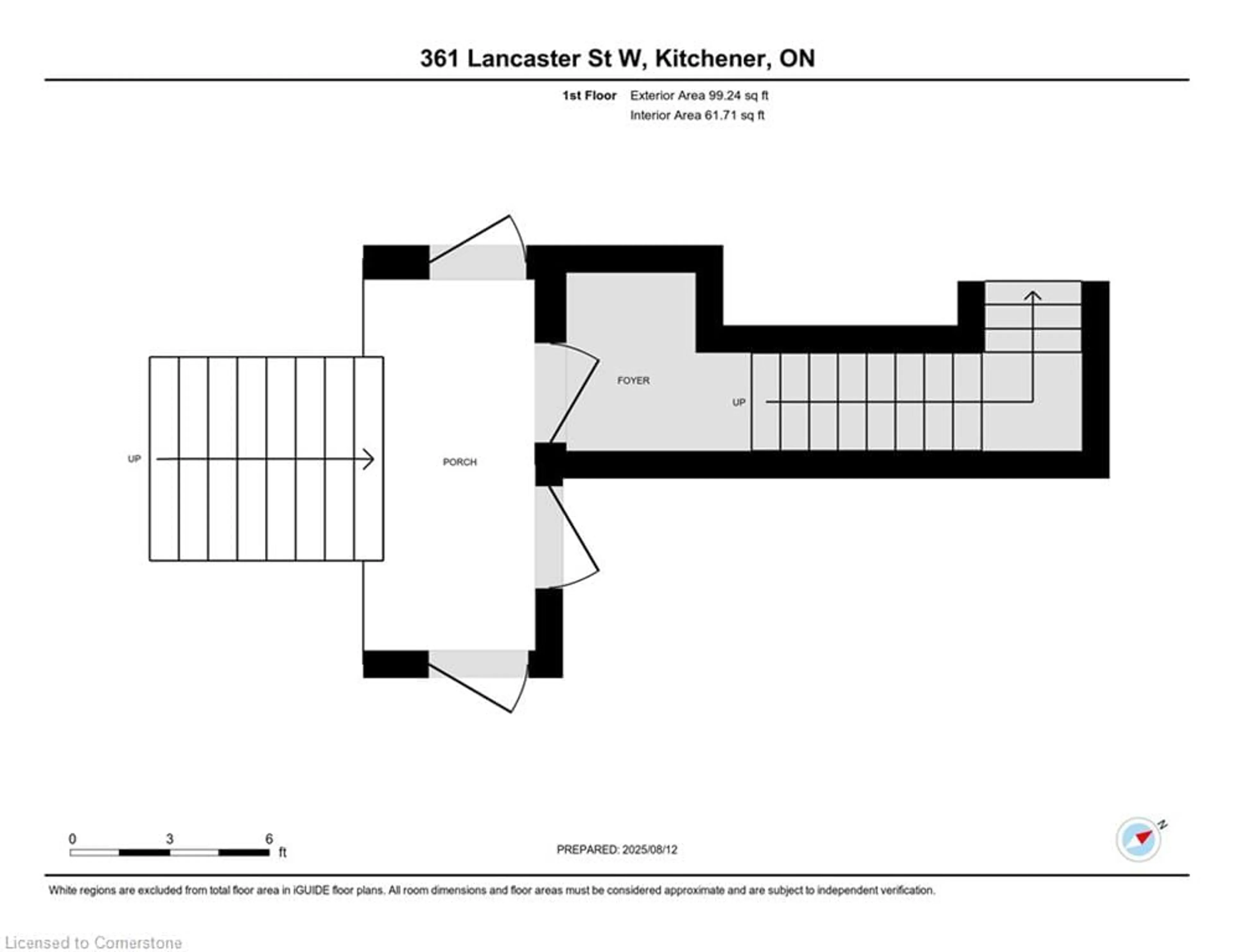 Floor plan for 361 Lancaster St #A14, Kitchener Ontario N2H 4V4
