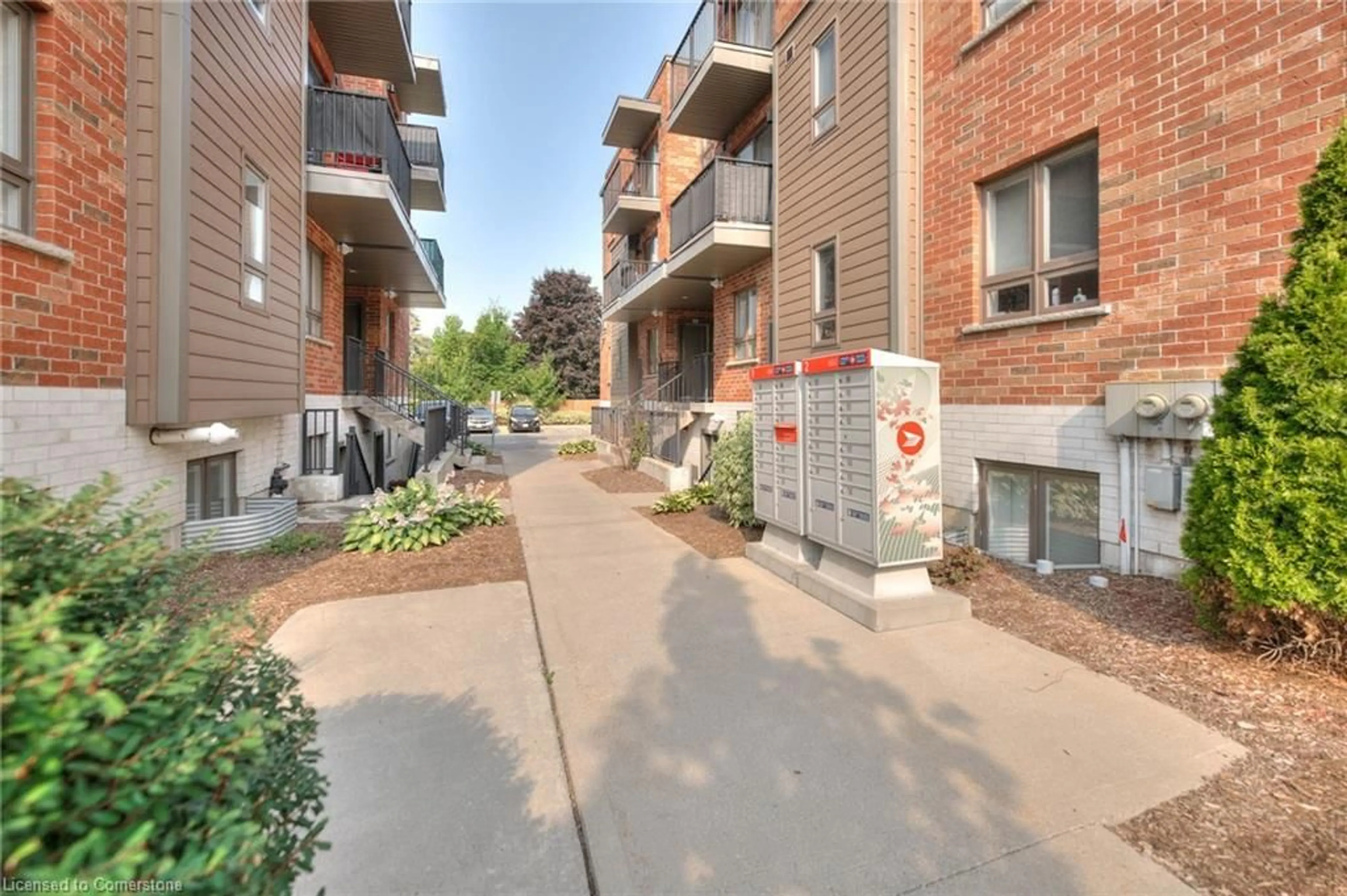 Patio, street for 361 Lancaster St #A14, Kitchener Ontario N2H 4V4