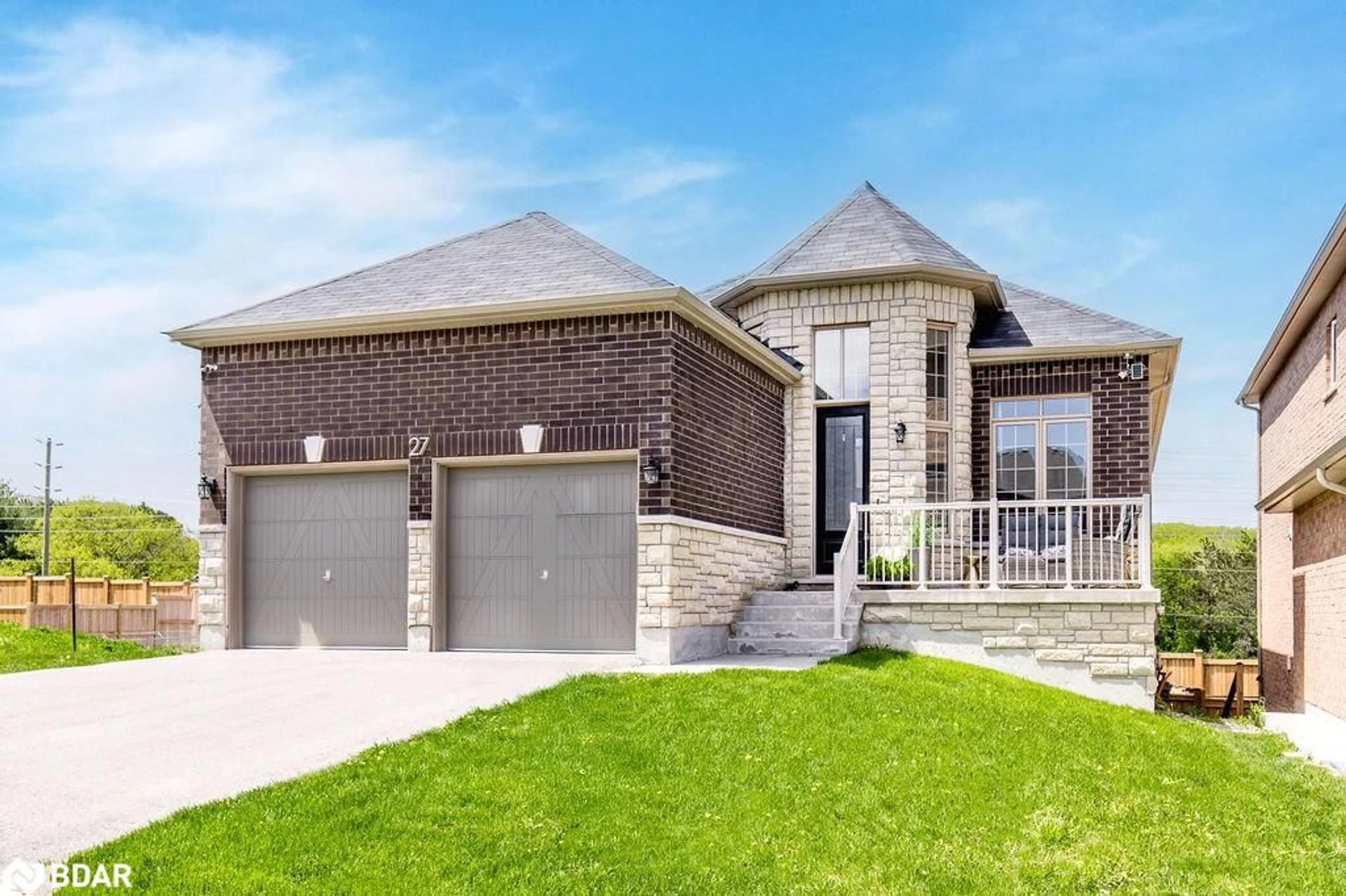 Home with brick exterior material, street for 27 Muirfield Dr, Barrie Ontario L4N 5S4