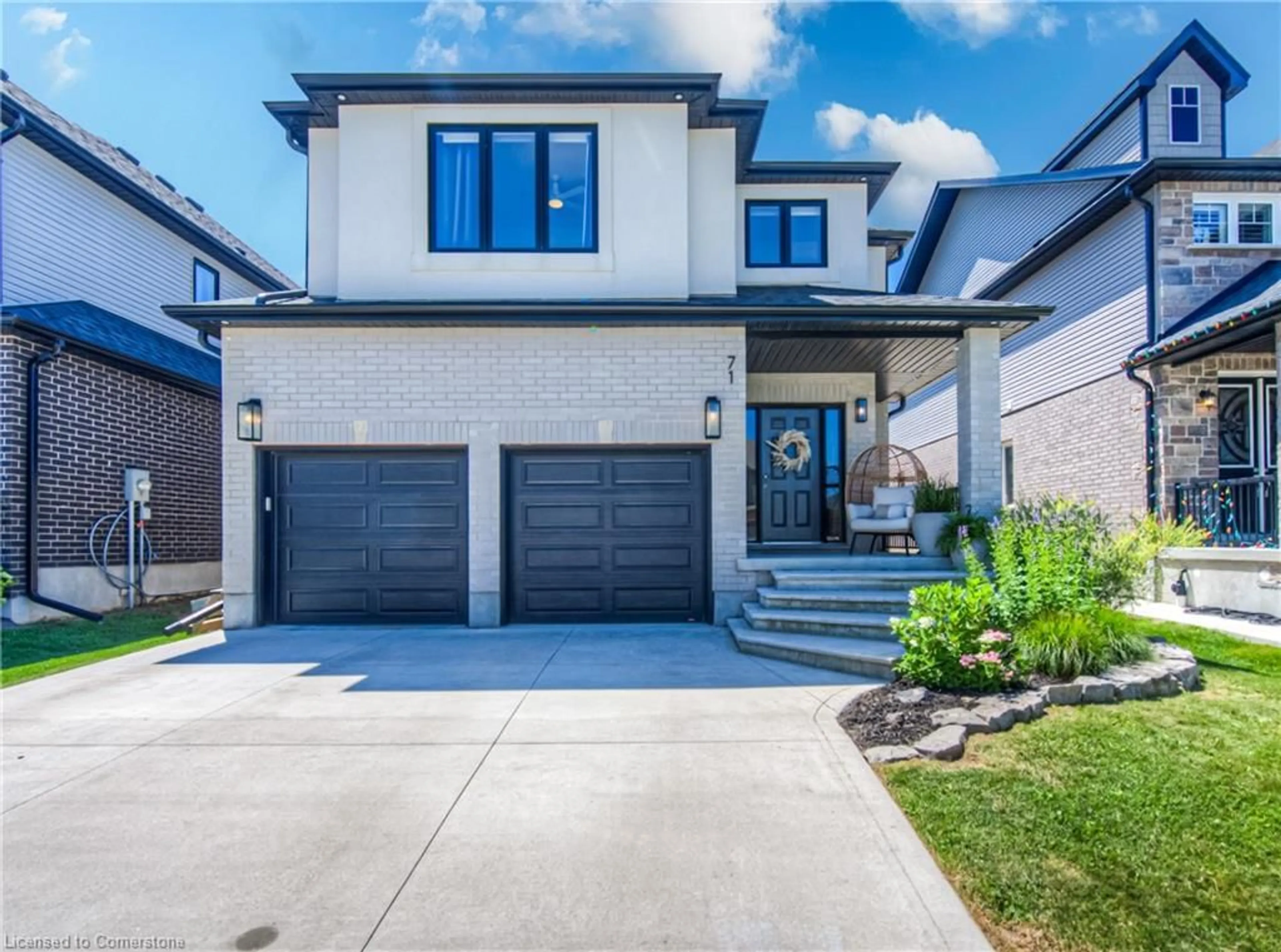 Home with brick exterior material, street for 71 Galena St, Wellesley Ontario N0B 2T0