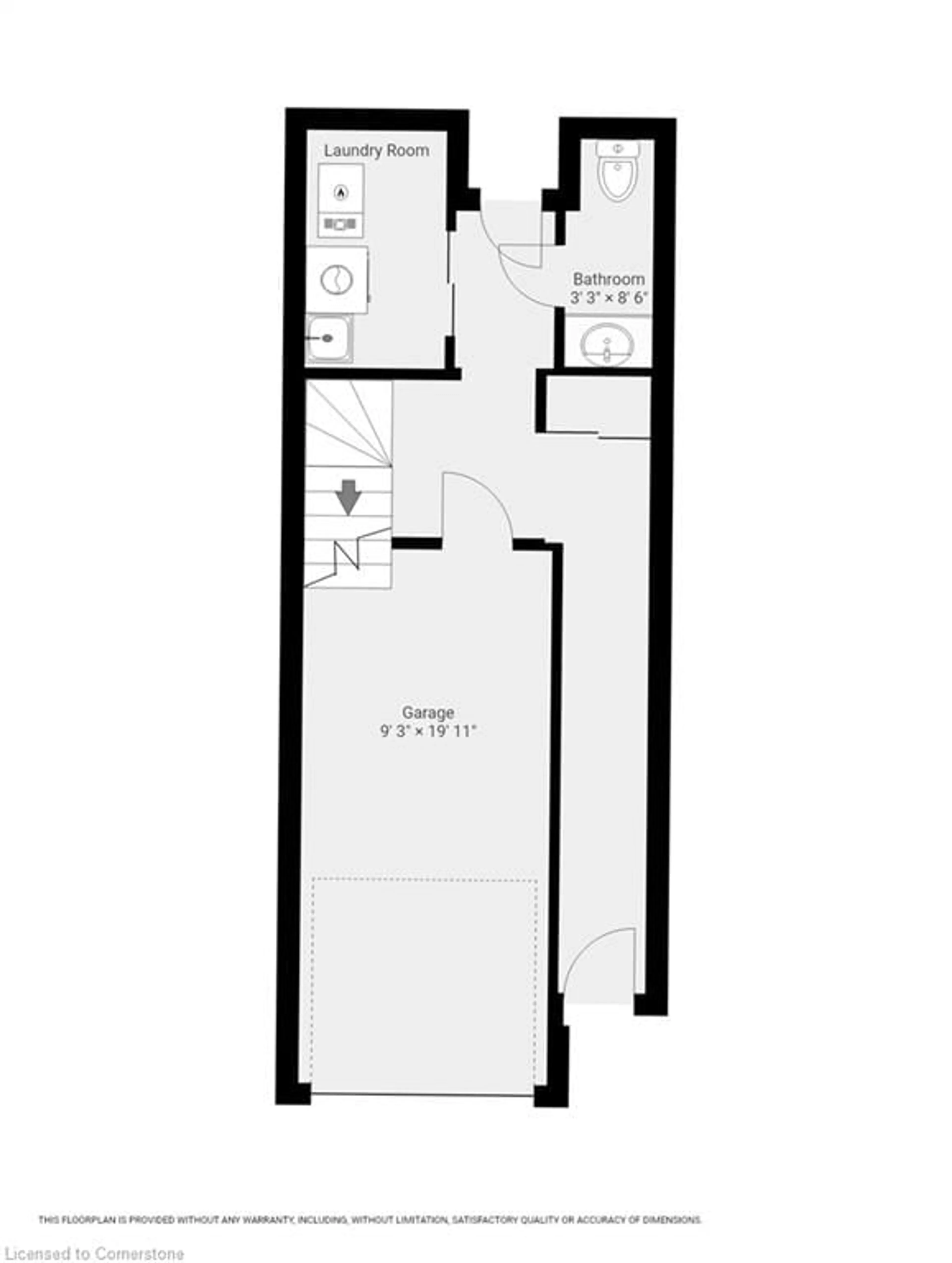 Floor plan for 895 Maple Ave #509, Burlington Ontario L7S 2H7