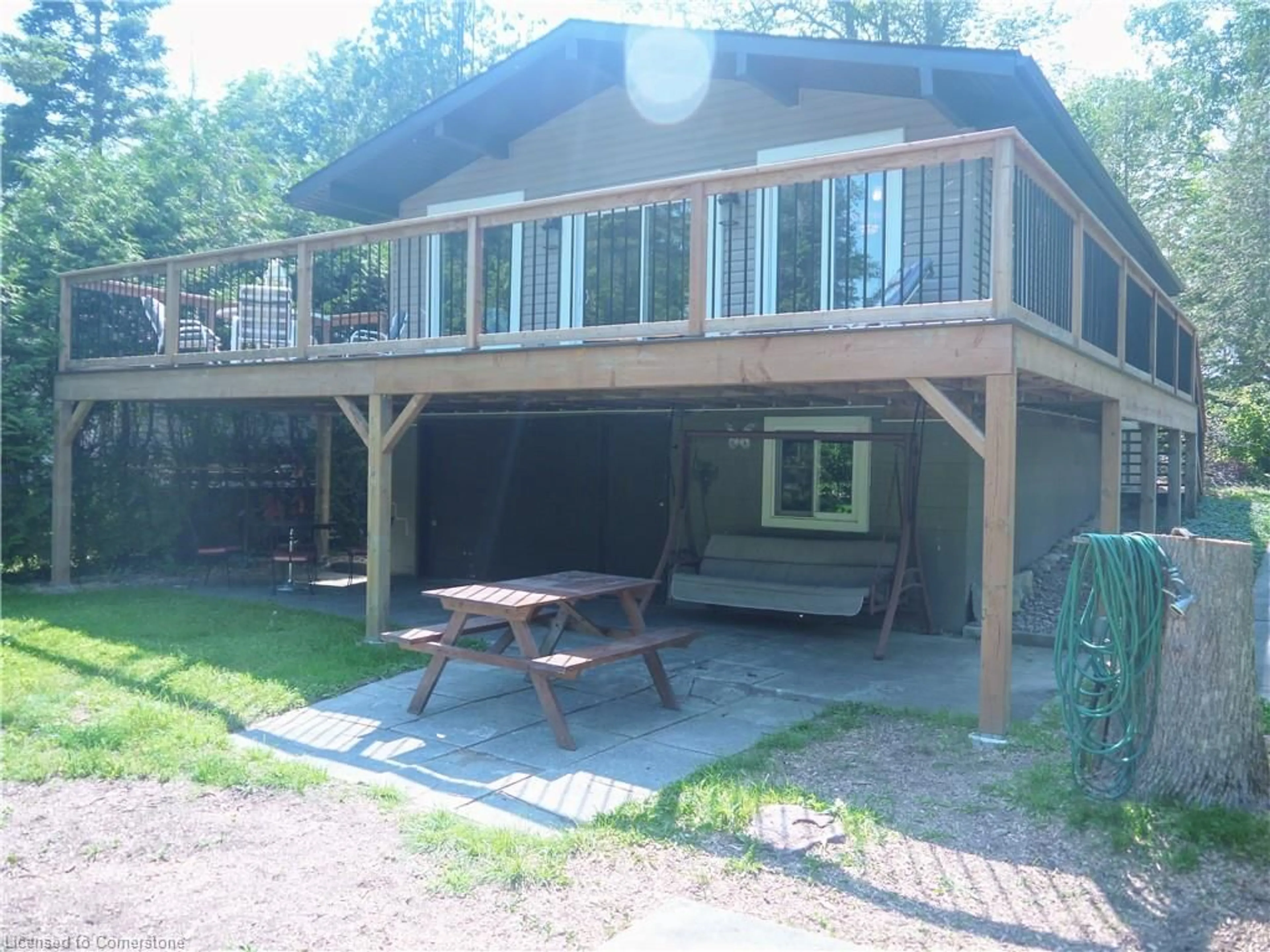 Patio, water/lake/river/ocean view for 313 Spruce Cres, Ripley Ontario N0G 2R0